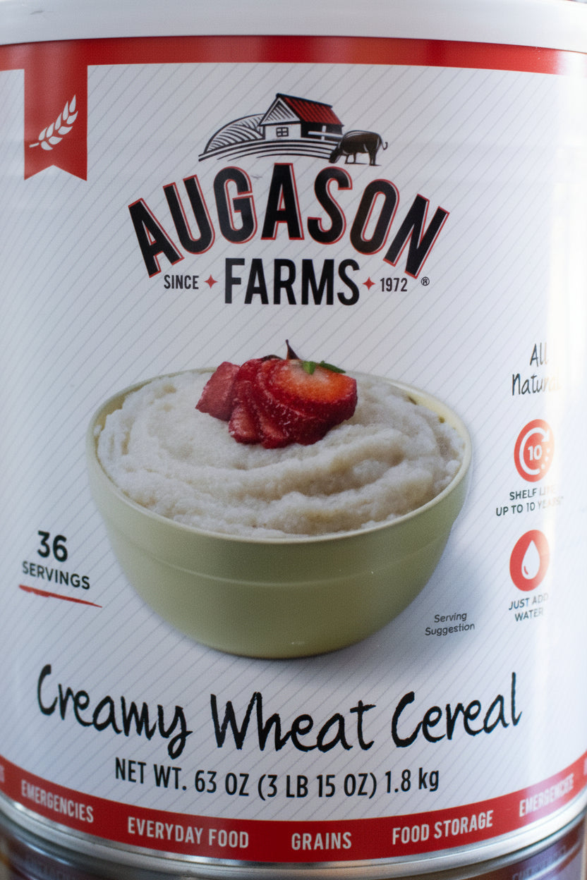 Augason Brand Farms Creamy Wheat Cereal – Nutritious and Delicious Breakfast Option