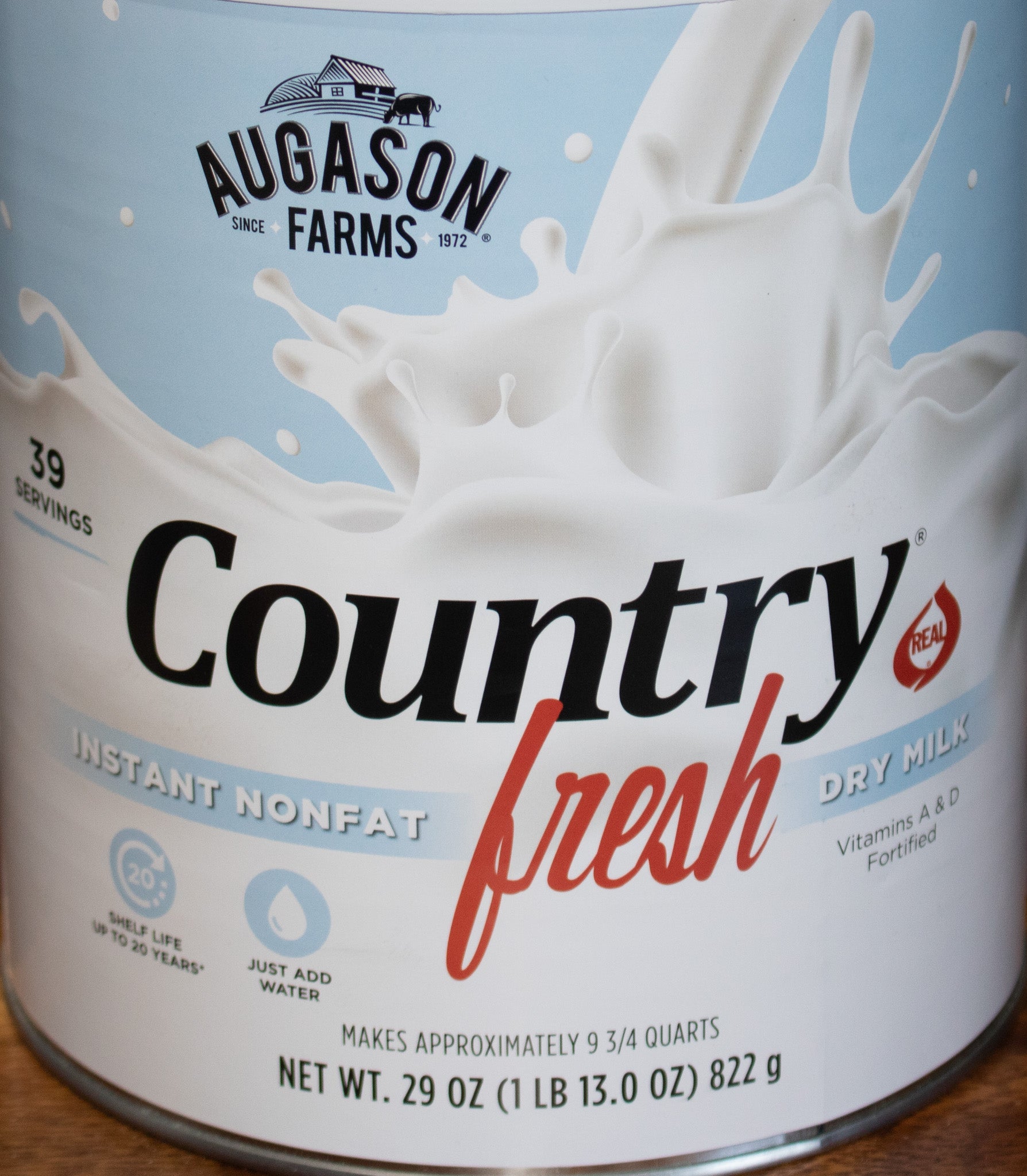 Augason Farms Country Fresh Instant Nonfat Dry Milk