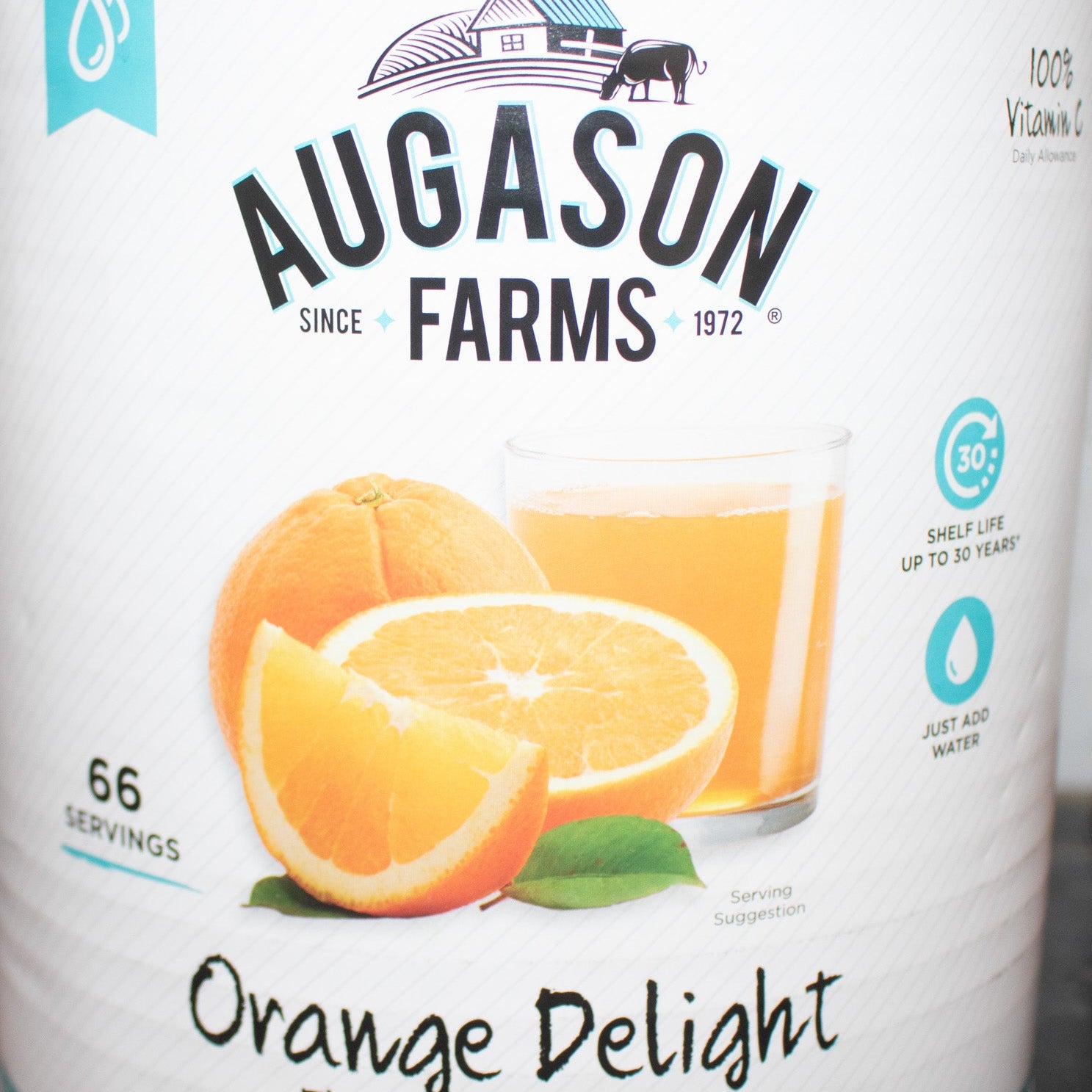 Augason Farms Orange Delight Flavored Drink Mix