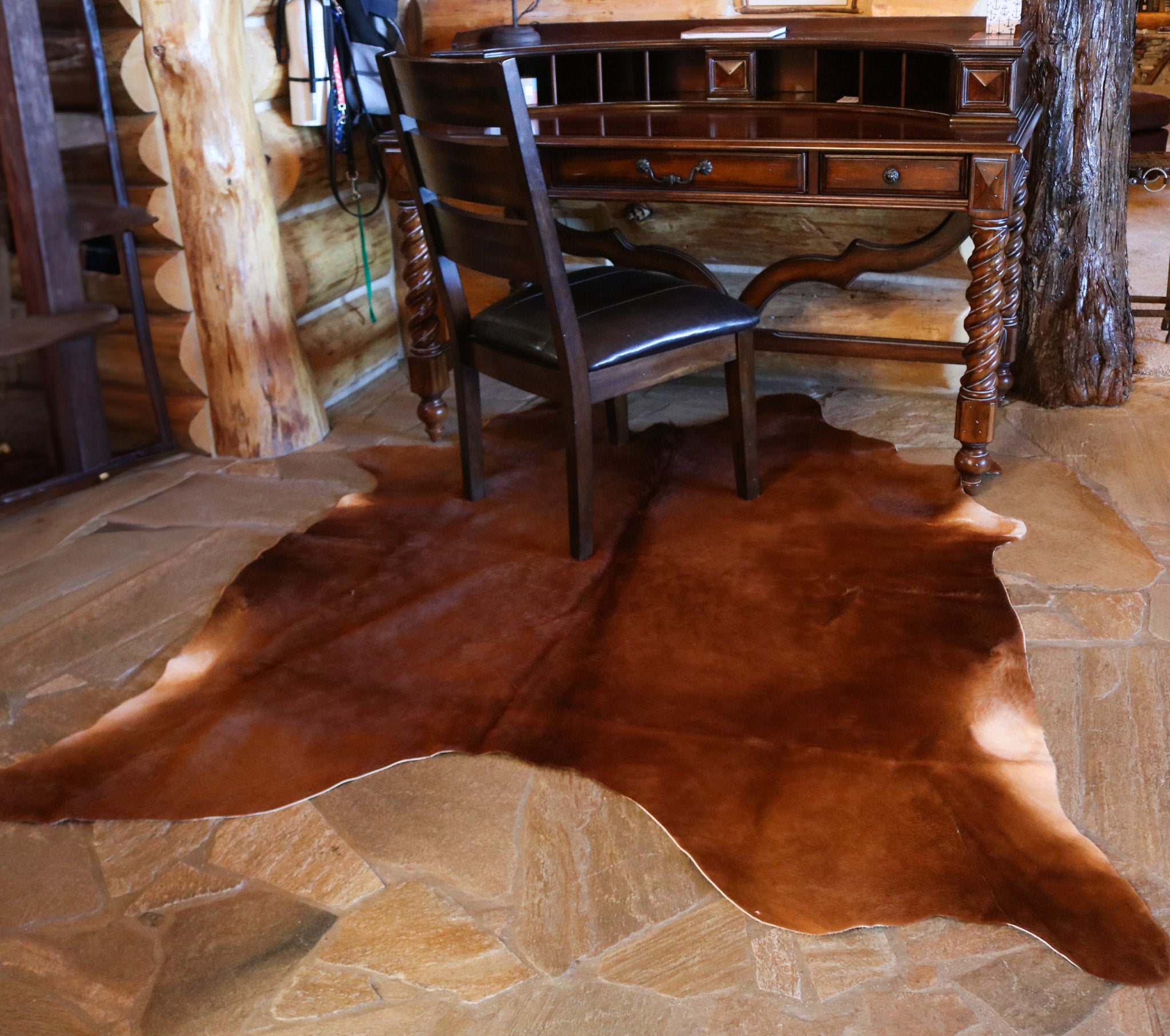 Remarkable Cinnamon Cowhide Made in Brazil