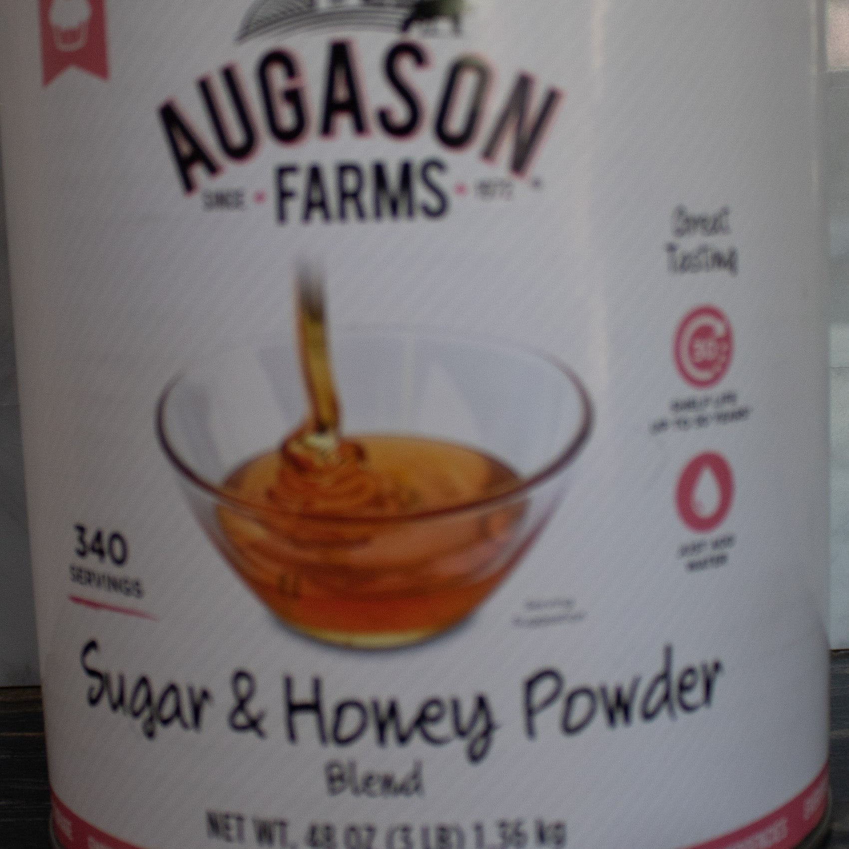 Augason Farms Sugar & Honey Powder Blend