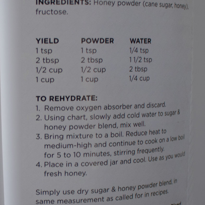 Augason Farms Sugar & Honey Powder Blend