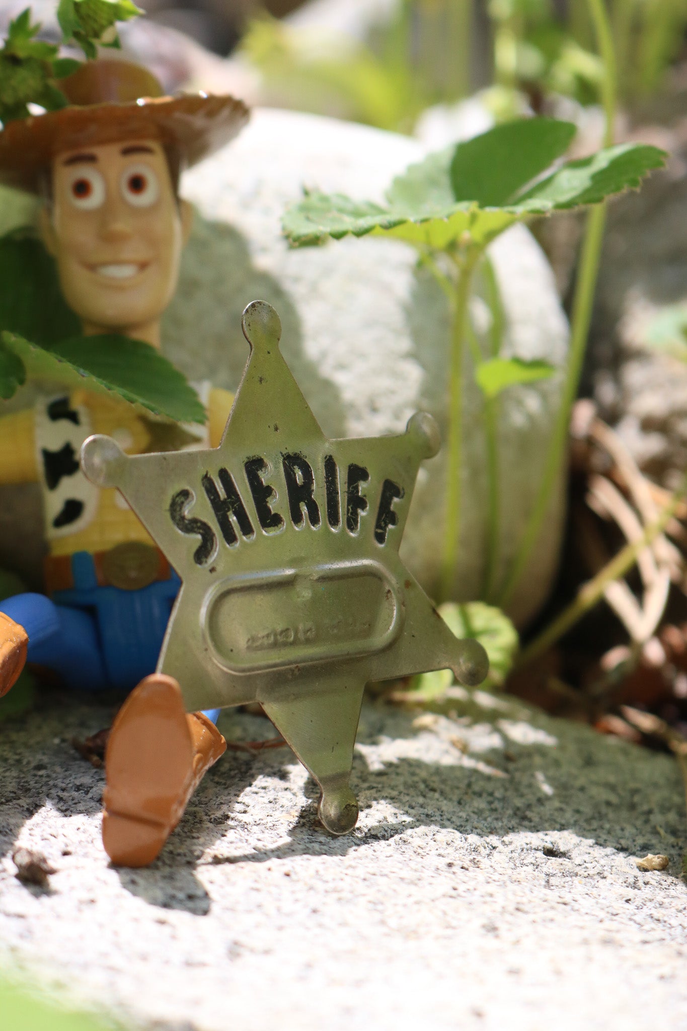 Retro Metal Sheriff Badge