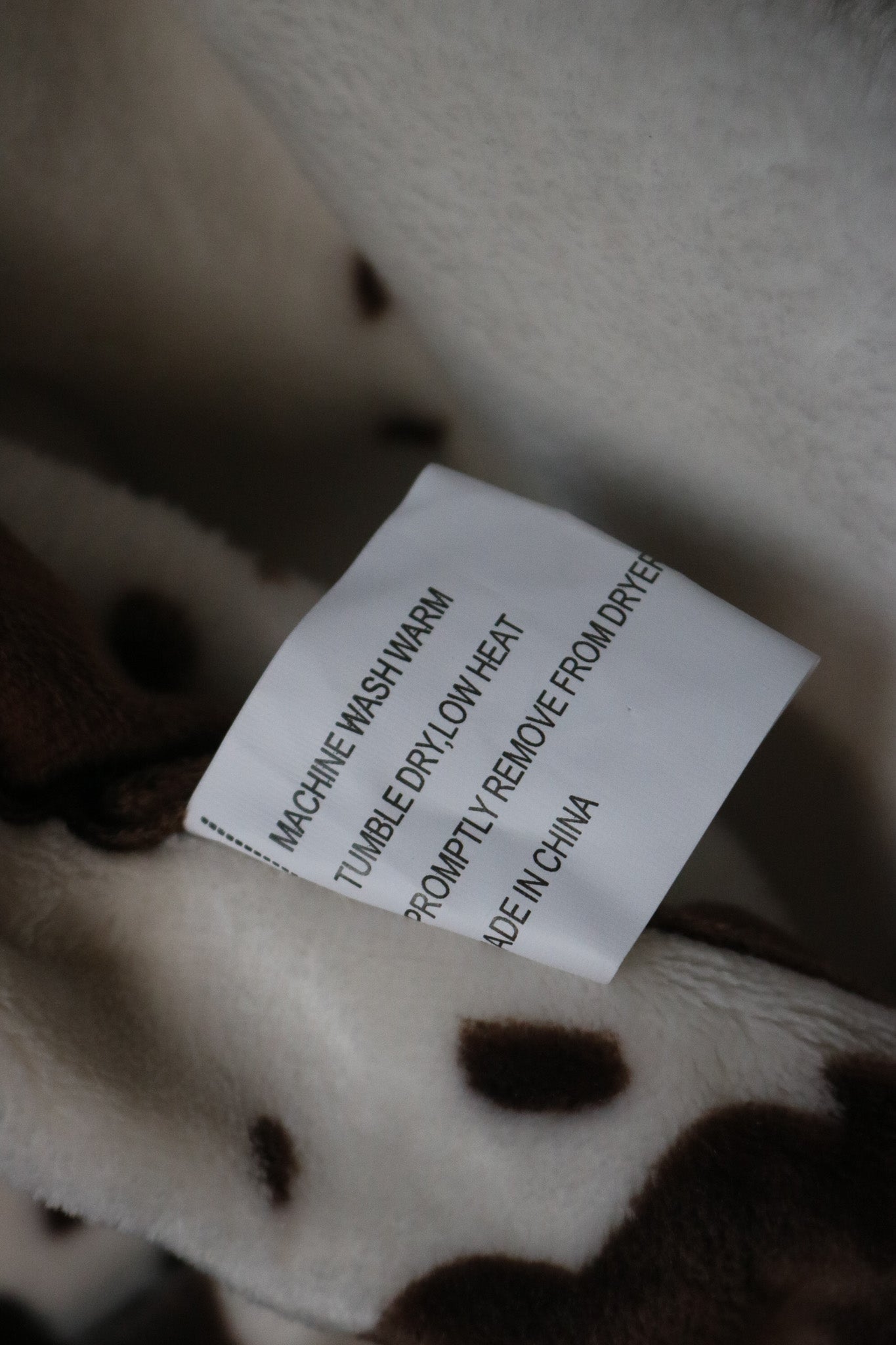 Soft Cozy Double Sided Cow Hide Style Print Flannel Fleece Blanket