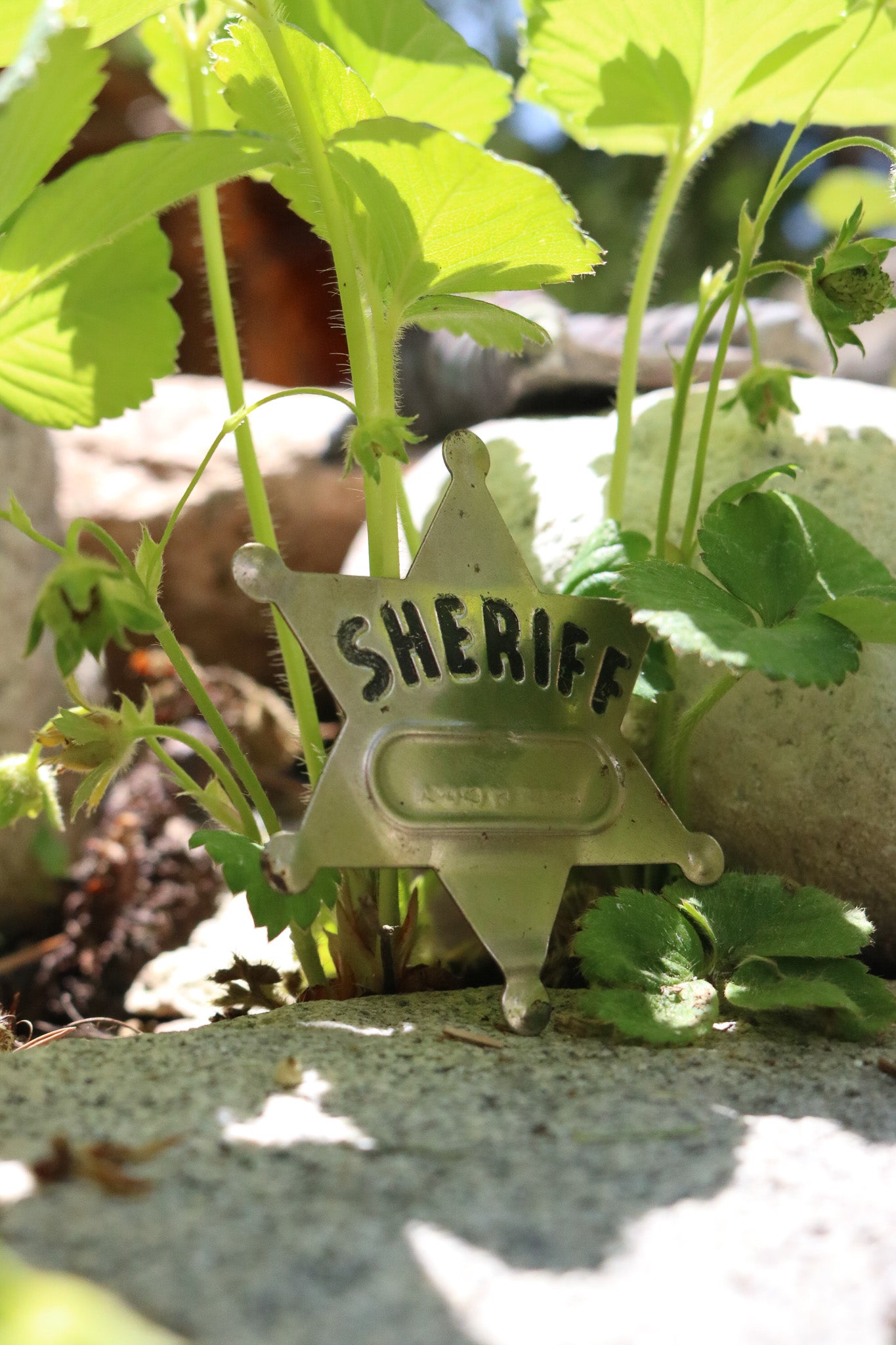 Retro Metal Sheriff Badge