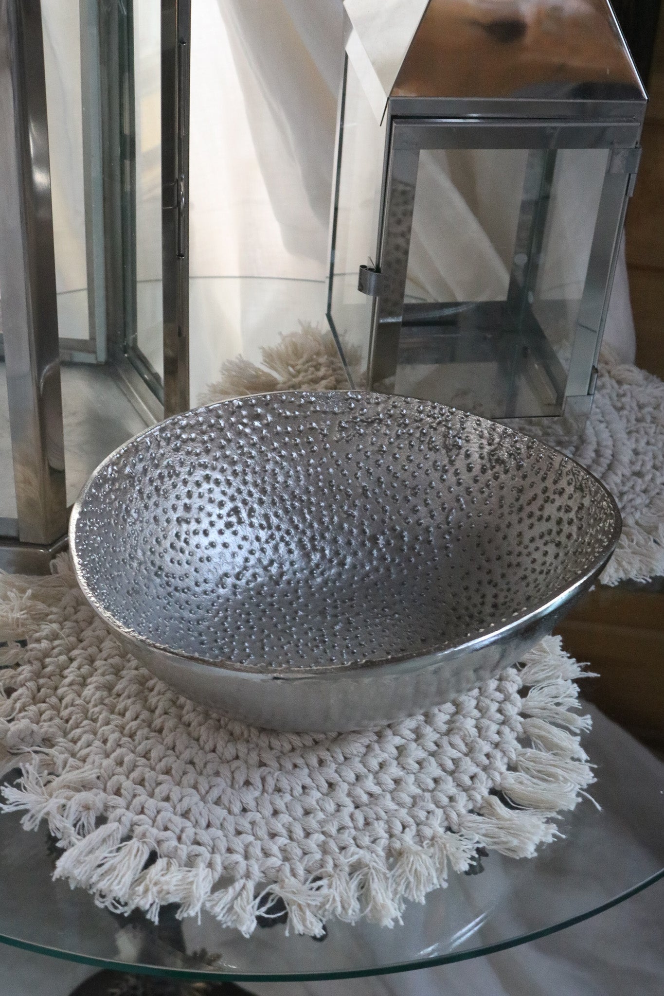 Abstract Chromecast Textured Bowl