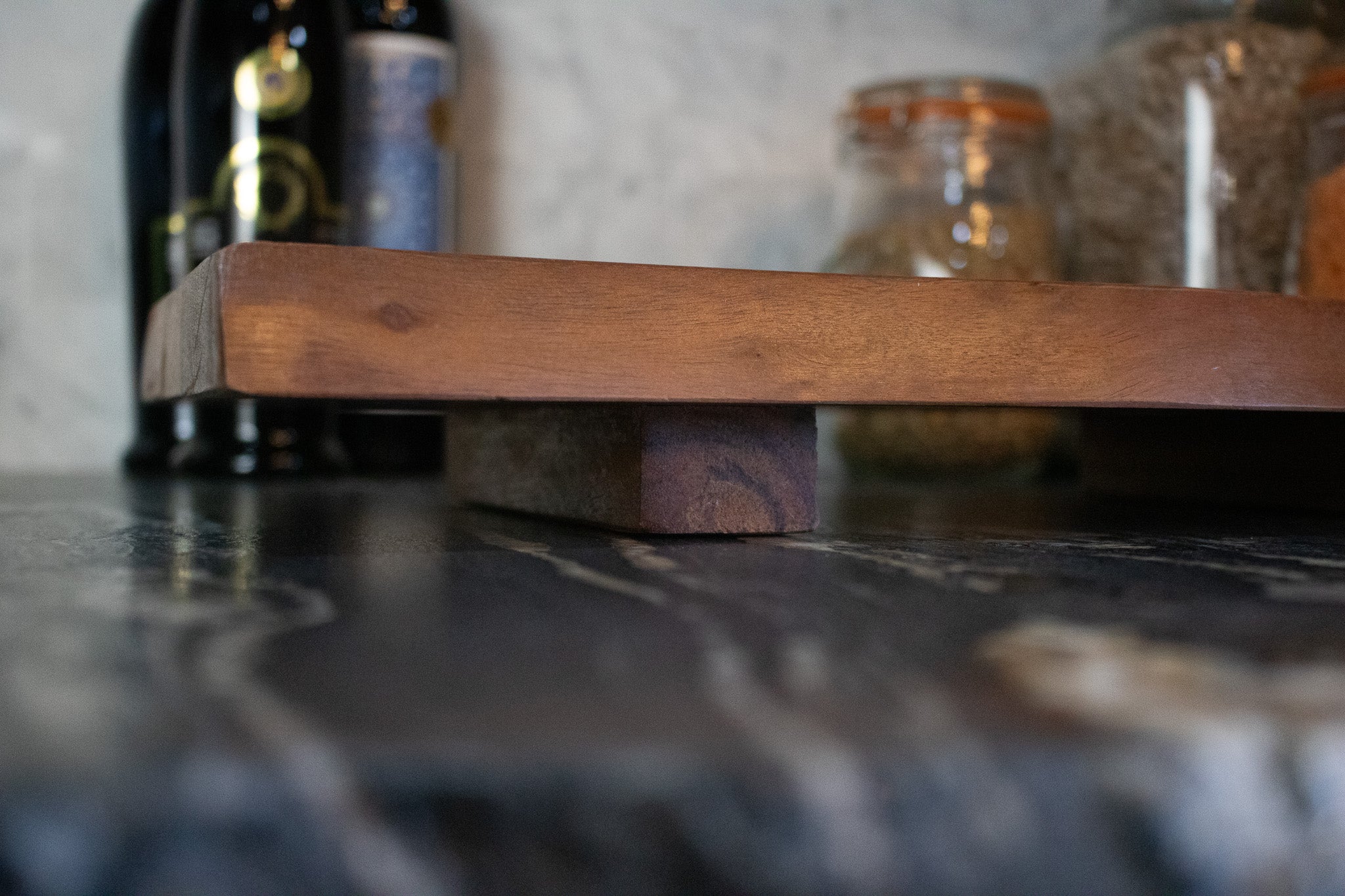 Serving Charcuterie Board with Raised Feet