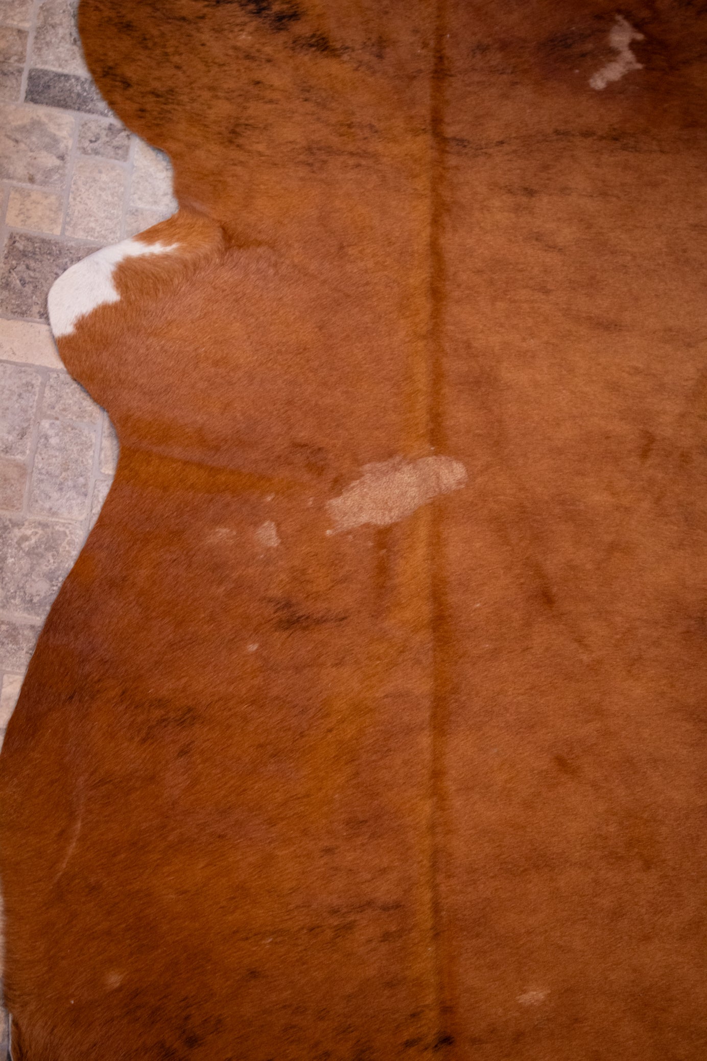 Dark Mahogany Cowhide Rug – Elegant and Timeless Design