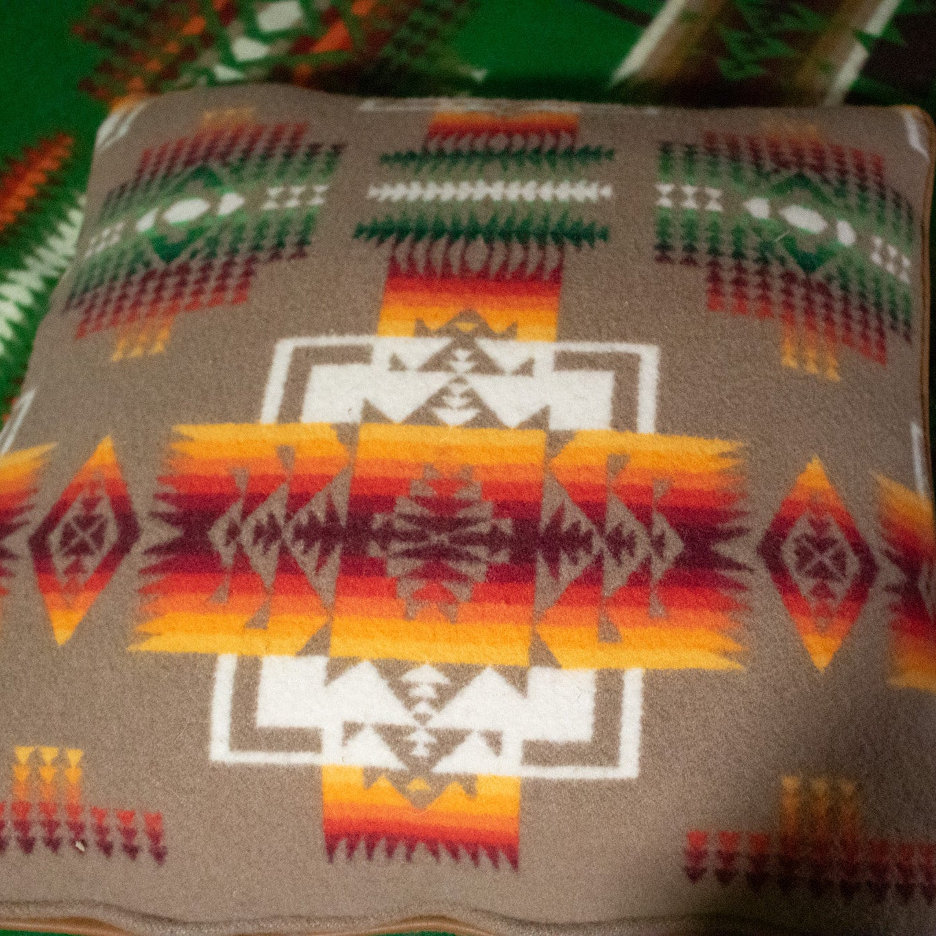 Decorative Pendleton Fabric Throw Pillow