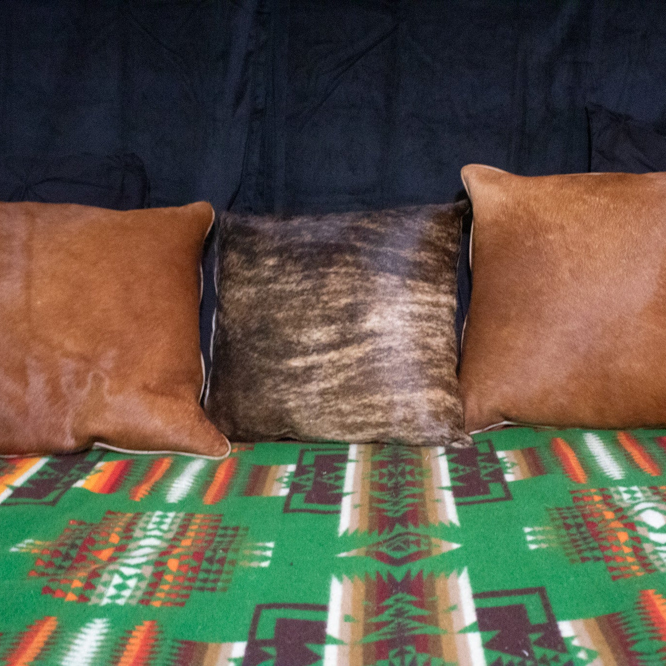 Brindle Cowhide Decorative Throw Pillow