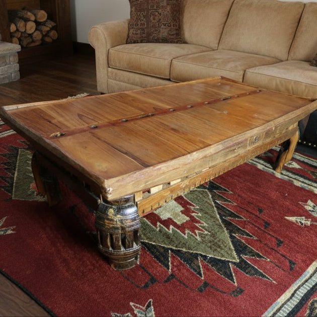 Reclaimed Hand Made Shipwrecked Wooden Coffee Table