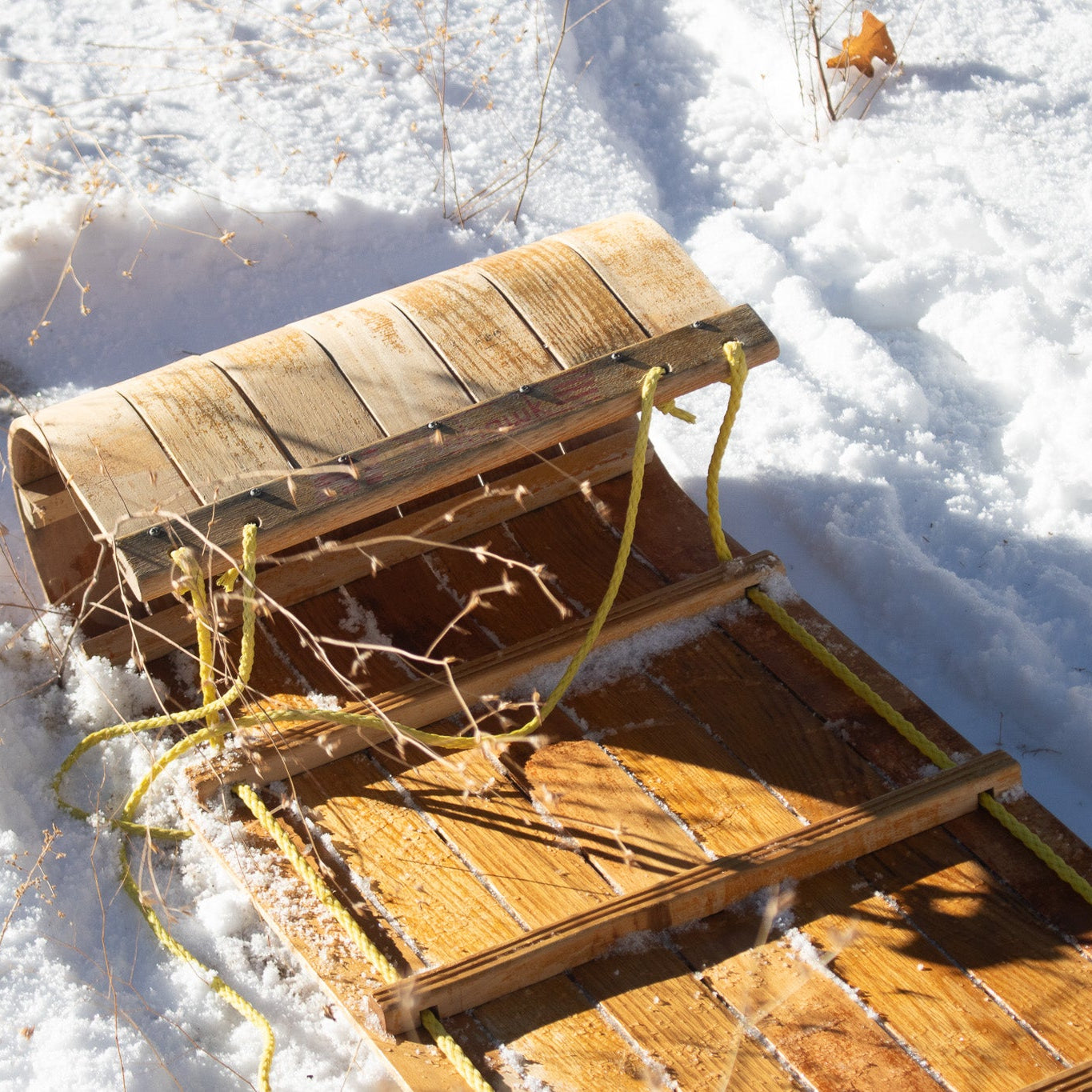 Antique Mohawk Wood Toboggan