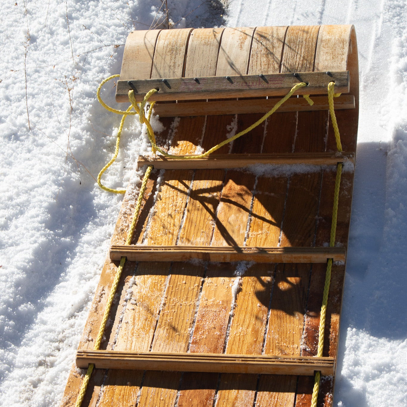 Antique Mohawk Wood Toboggan