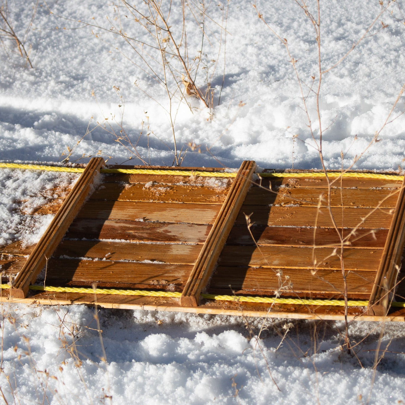 Antique Mohawk Wood Toboggan