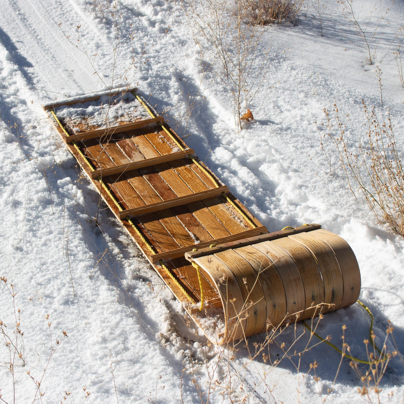 Antique Mohawk Wood Toboggan