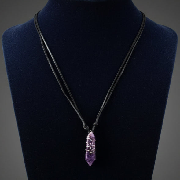 Healing Amethyst Crystal Neckles