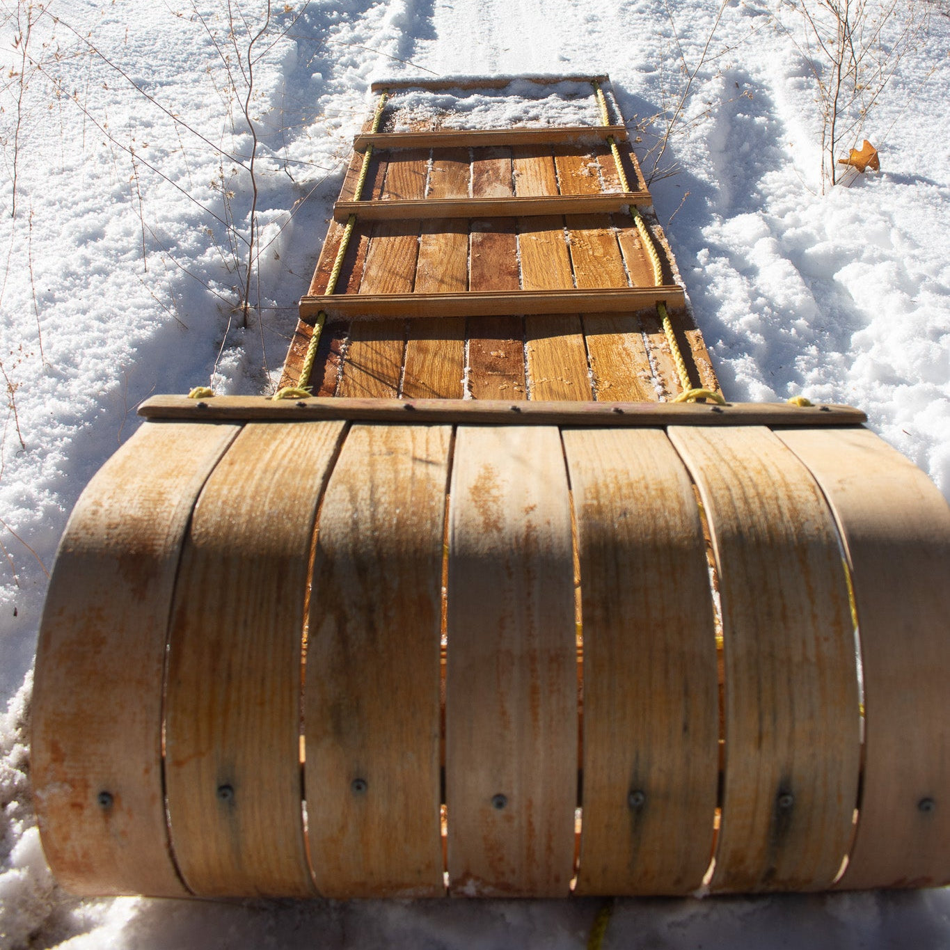 Antique Mohawk Wood Toboggan