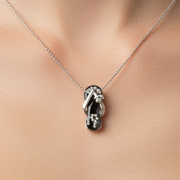 Palm Tree Sandal Necklace