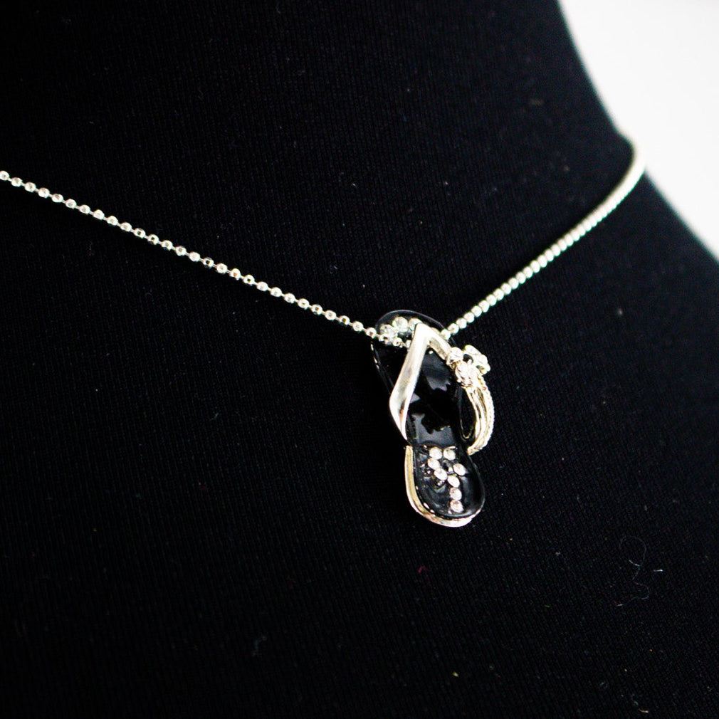 Palm Tree Sandal Necklace