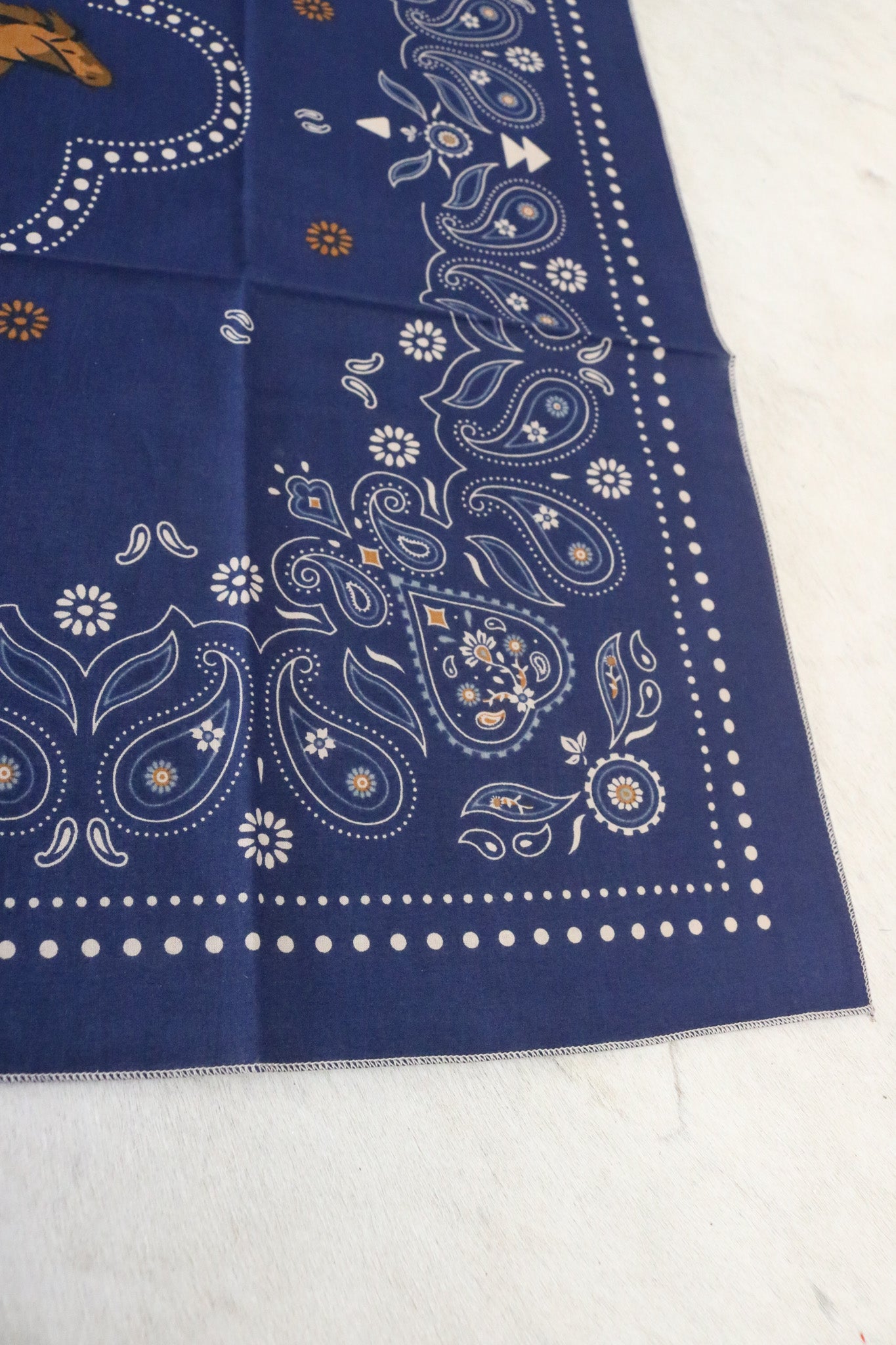 Dark Blue Pendleton Cowboy Bandana