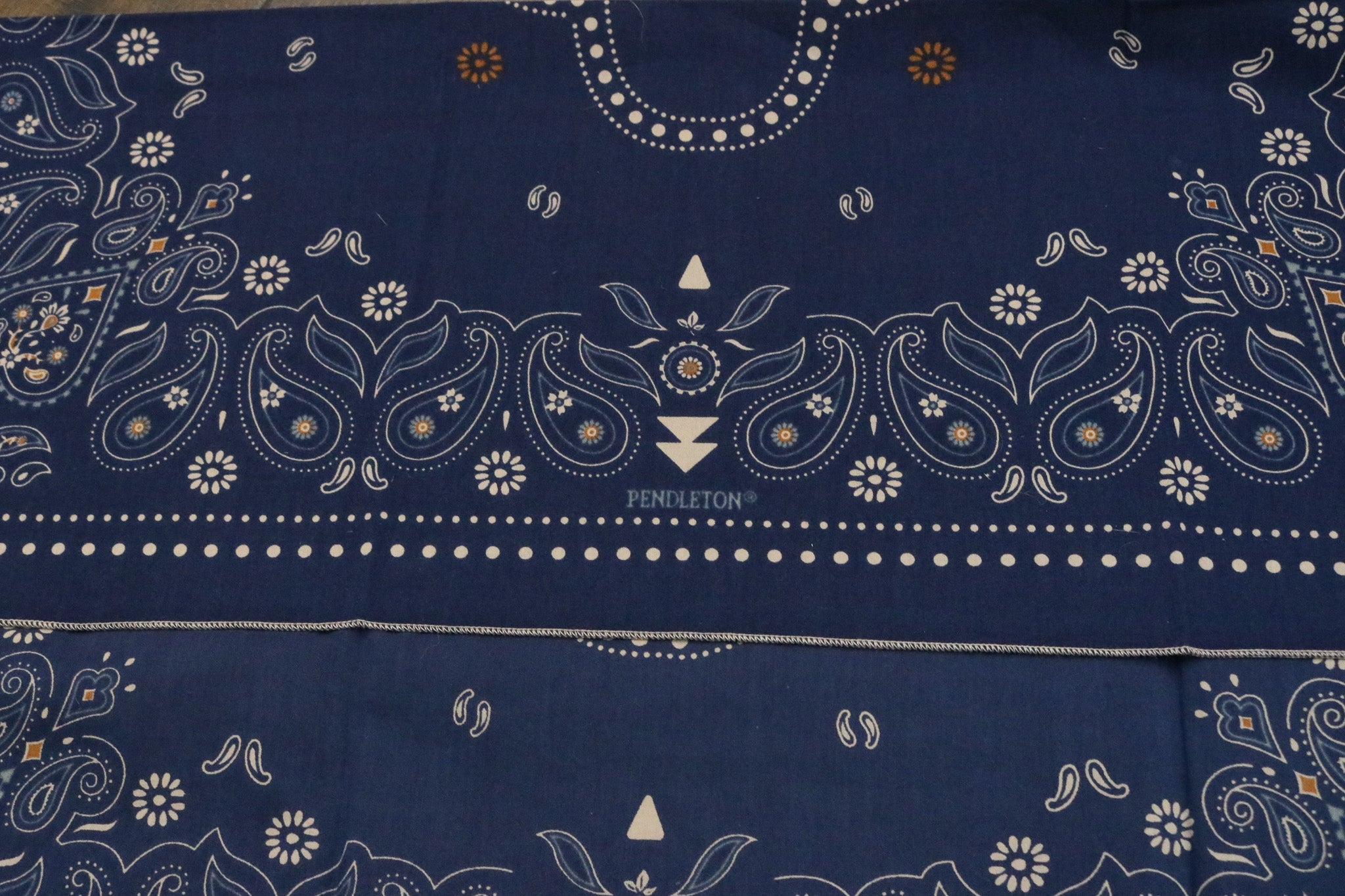 Dark Blue Pendleton Cowboy Bandana