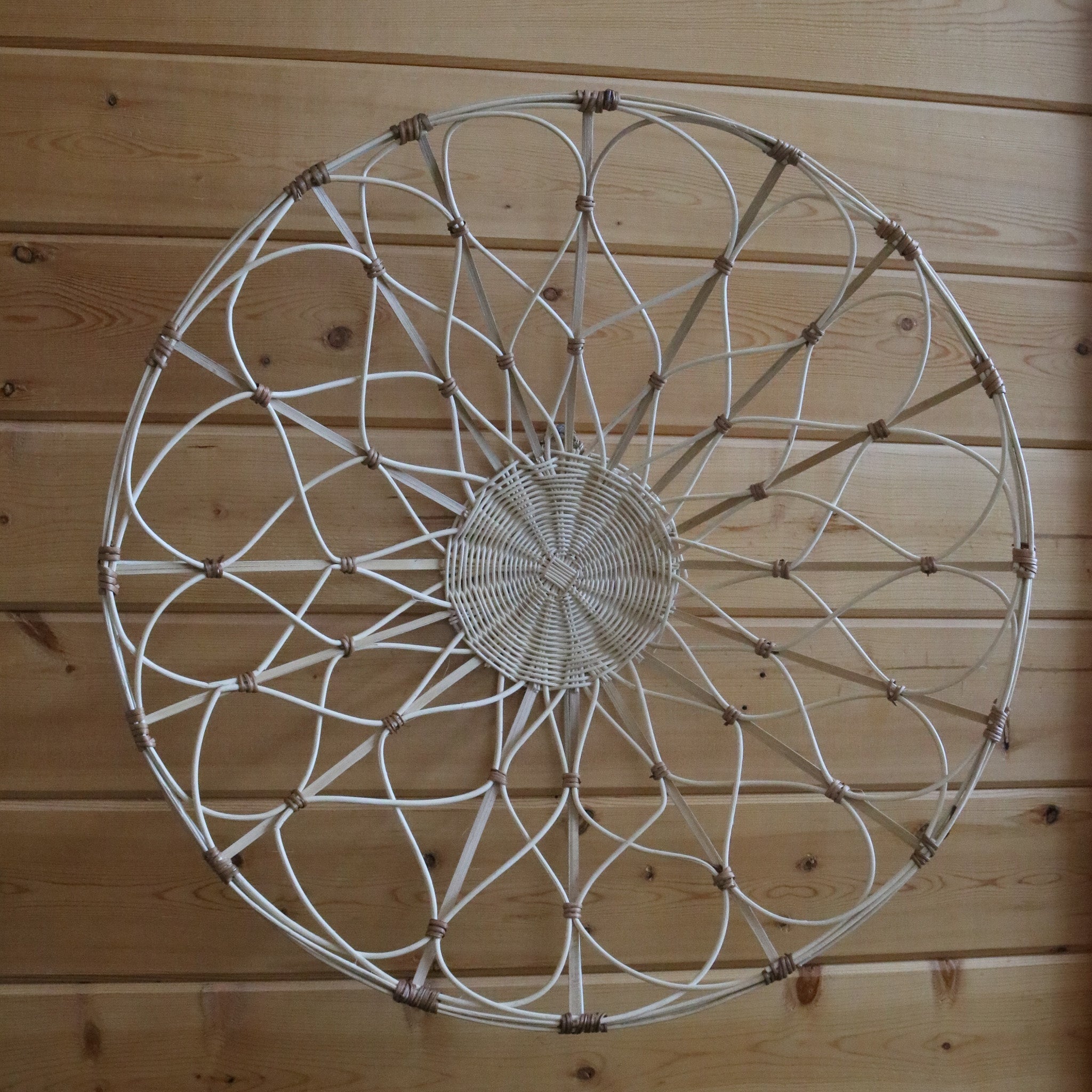 Scandinavian Minimalist Woven Basket Wall Art Elegant and Simple