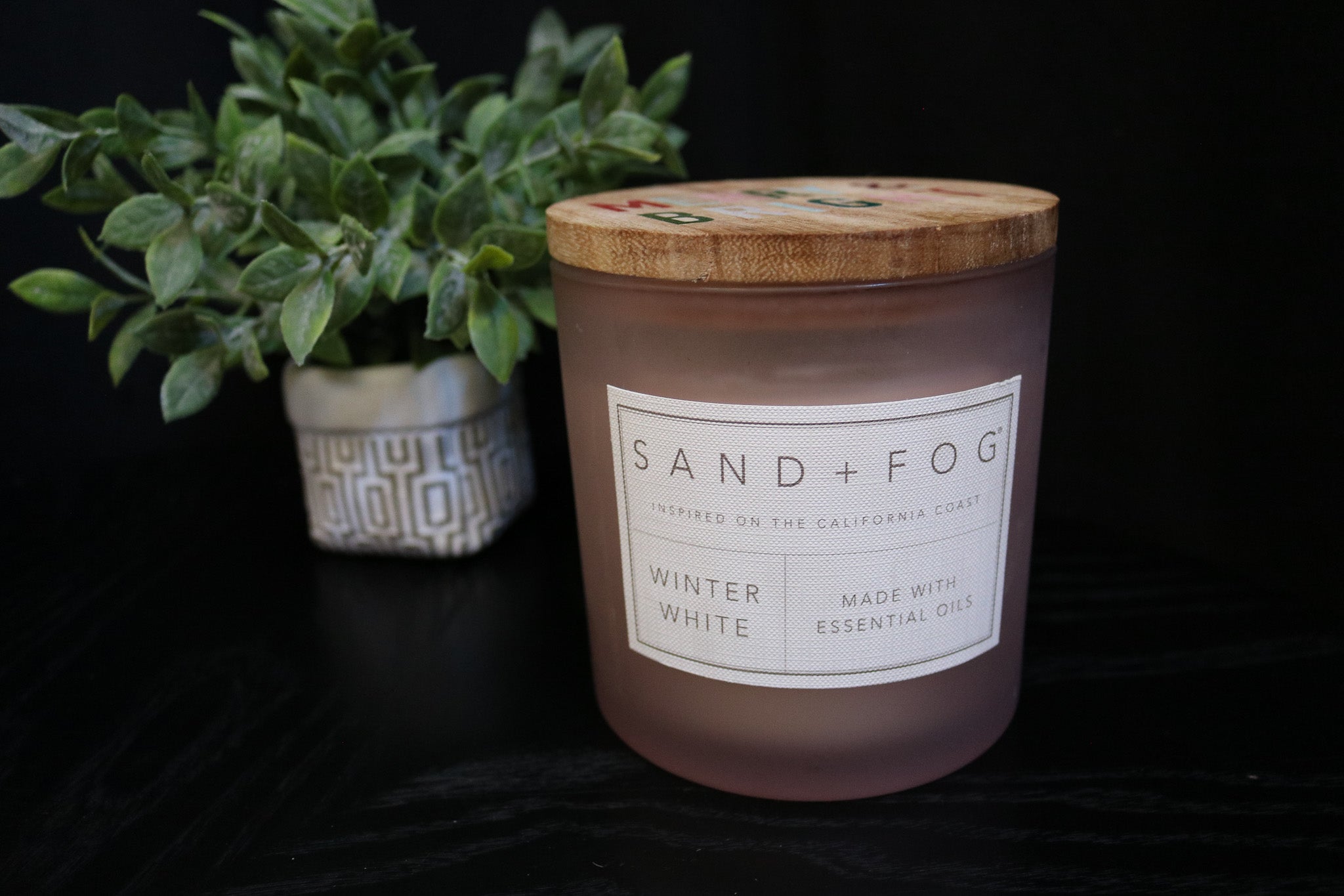 Sand & Fog Merry & Bright Winter Candle White Collection