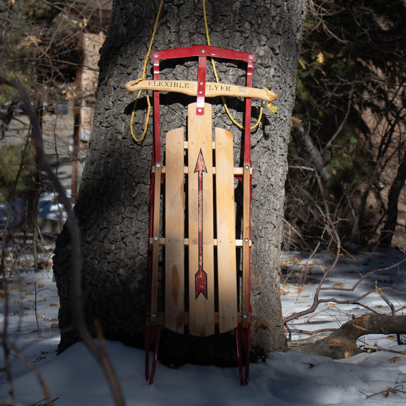 Flexible Flyer with Metal Runner Sled