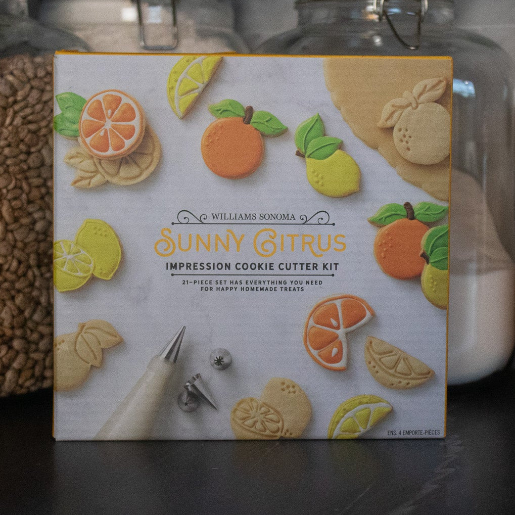 Williams Sonoma Sunny Citrus Impression Cookie Cutter 21-Piece Set Kit