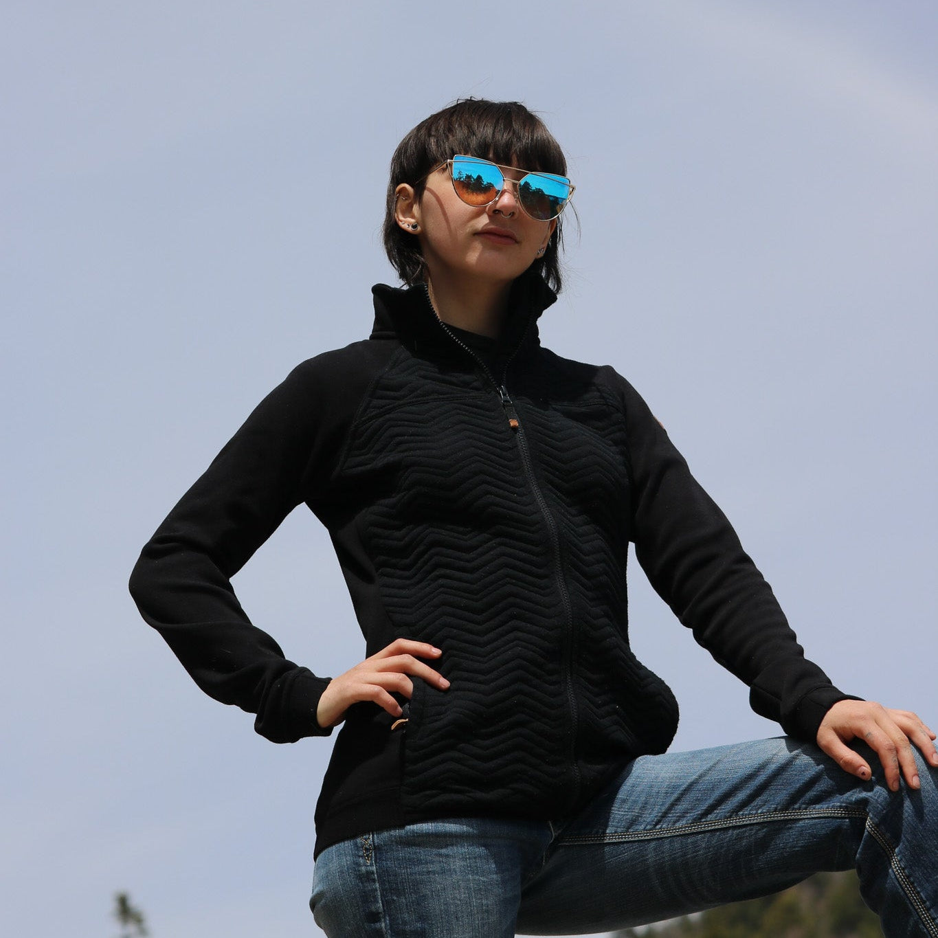 Vintage Roxy Black Sports Wear Jacket