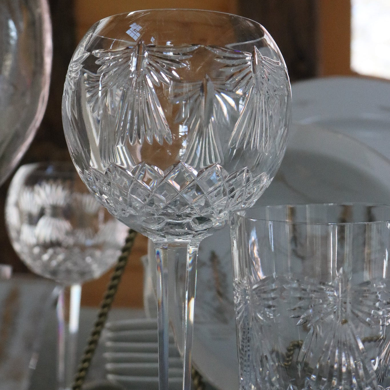 WATERFORD Crystal Millennium Collection A Toast To The Year 2000: First Toast Happiness Second Toast  Love Third Toast Prosperity Fifth Toast Peace Toasting Goblets