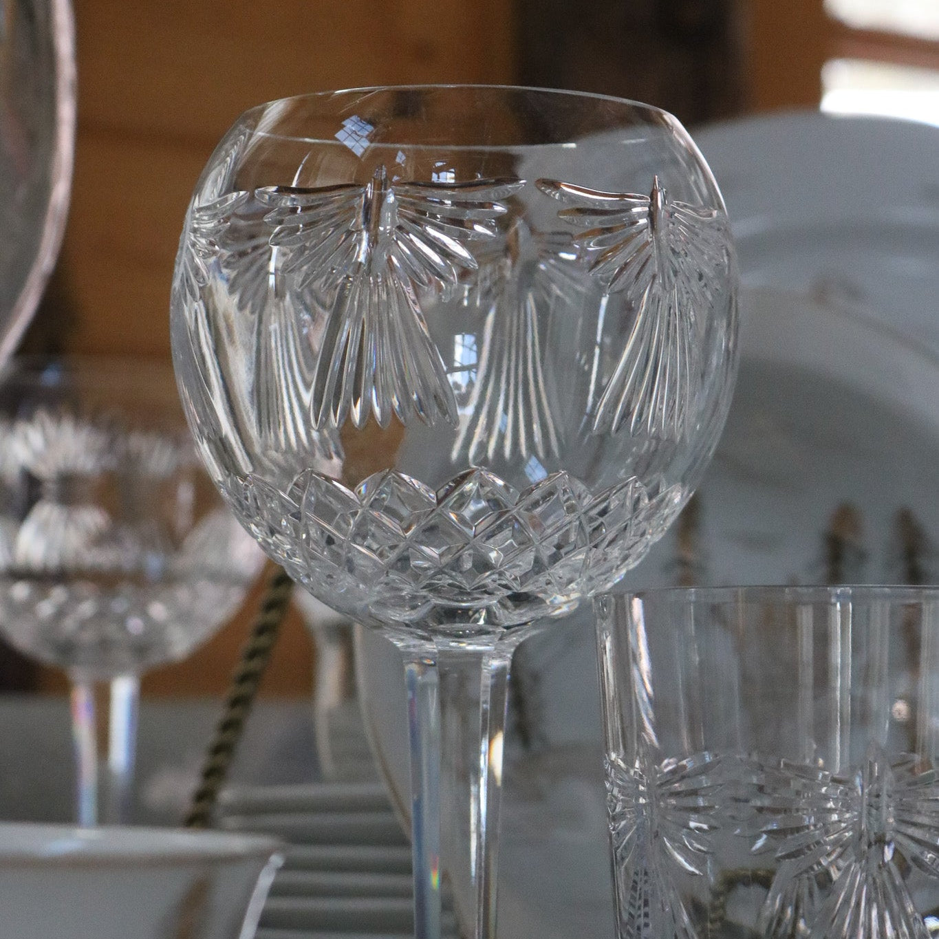 WATERFORD Crystal Millennium Collection A Toast To The Year 2000: First Toast Happiness Second Toast  Love Third Toast Prosperity Fifth Toast Peace Toasting Goblets