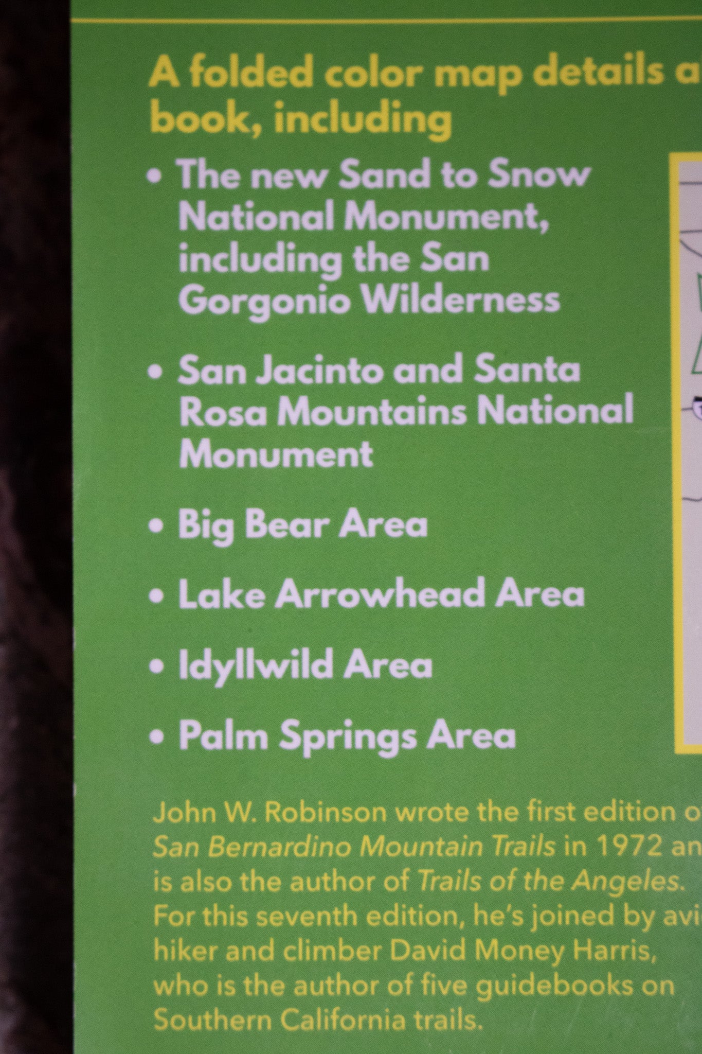 San Bernardino Mountain Trails: 100 Hikes in Southern California With Removable Folded Map By John Robinson & David Harris