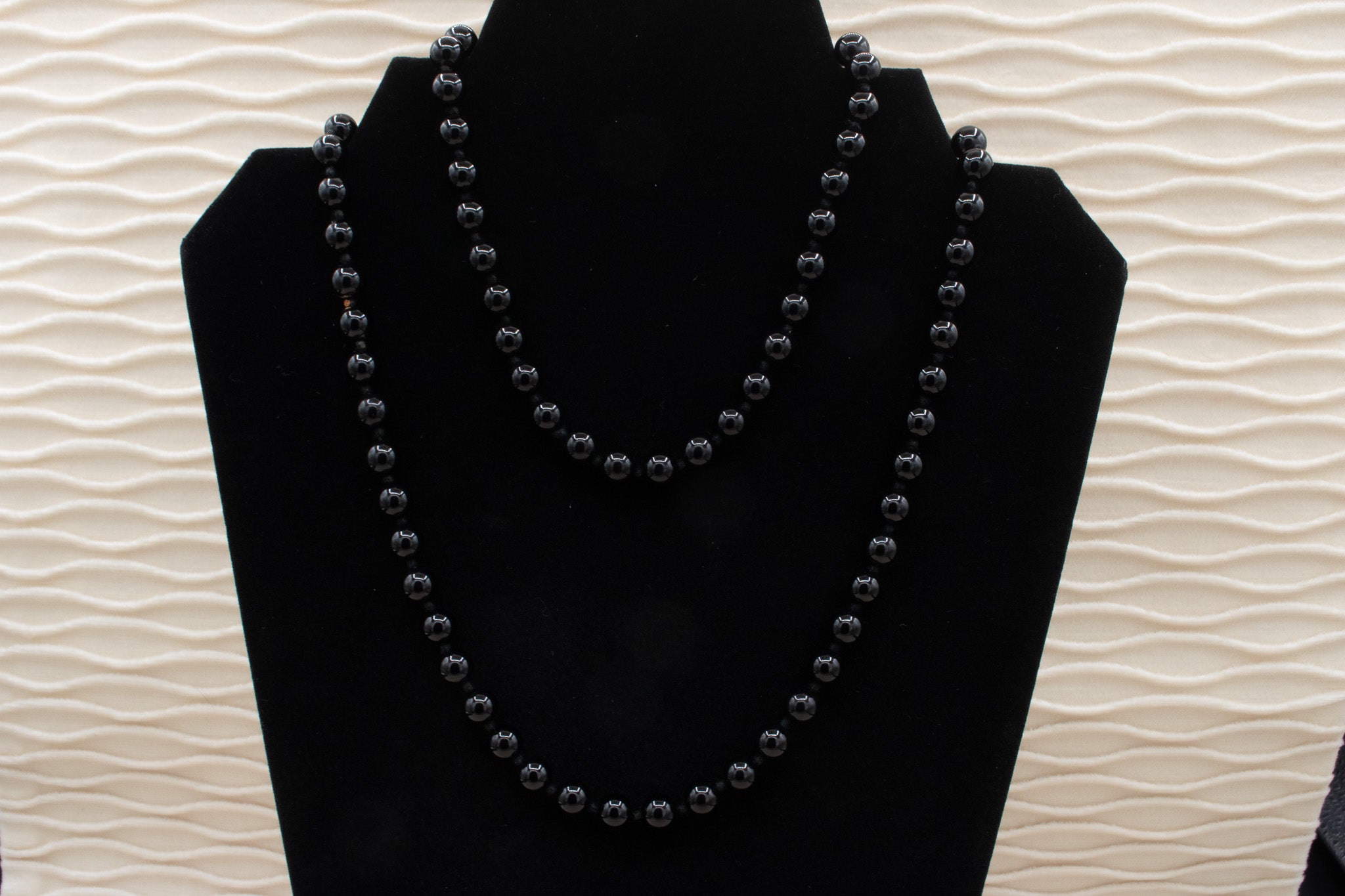 Healing Crystal Obsidian Bead 16" Necklace