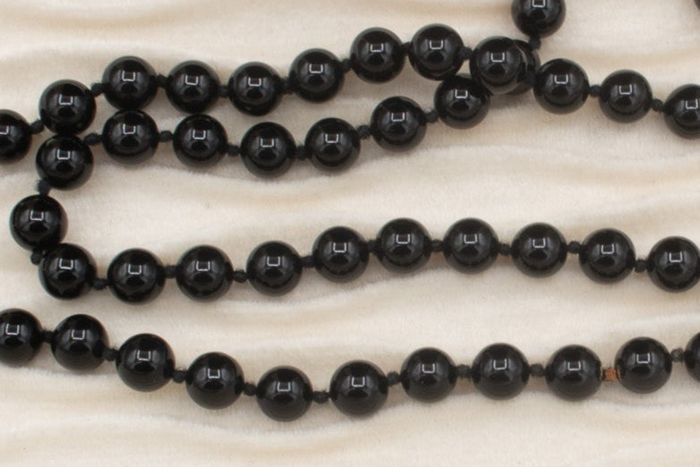 Healing Crystal Obsidian Bead 16" Necklace