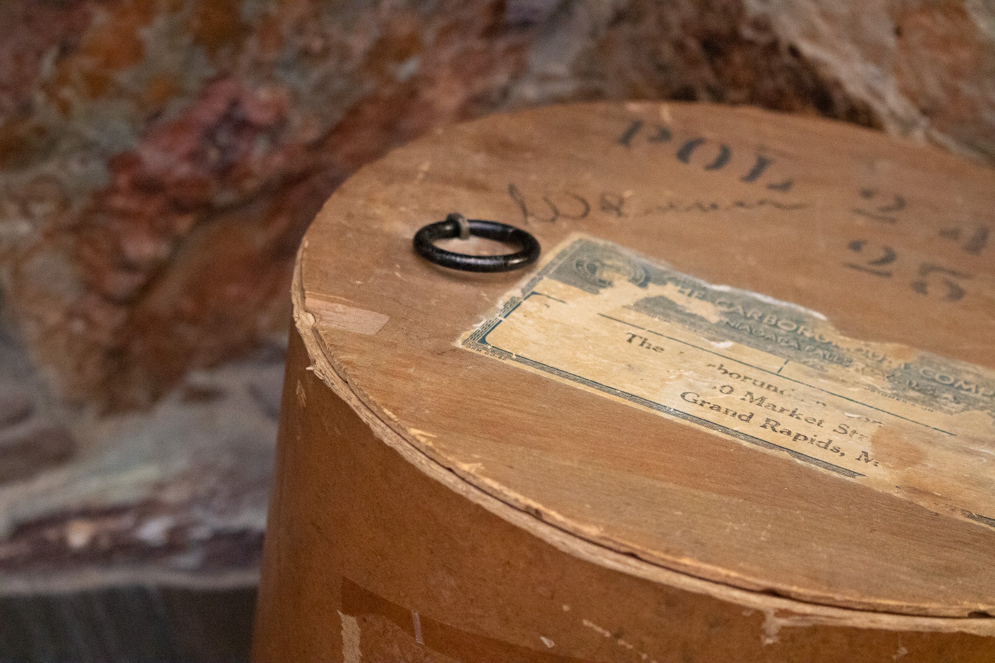 Vintage Sugar Box with Original Packing Label Stamp