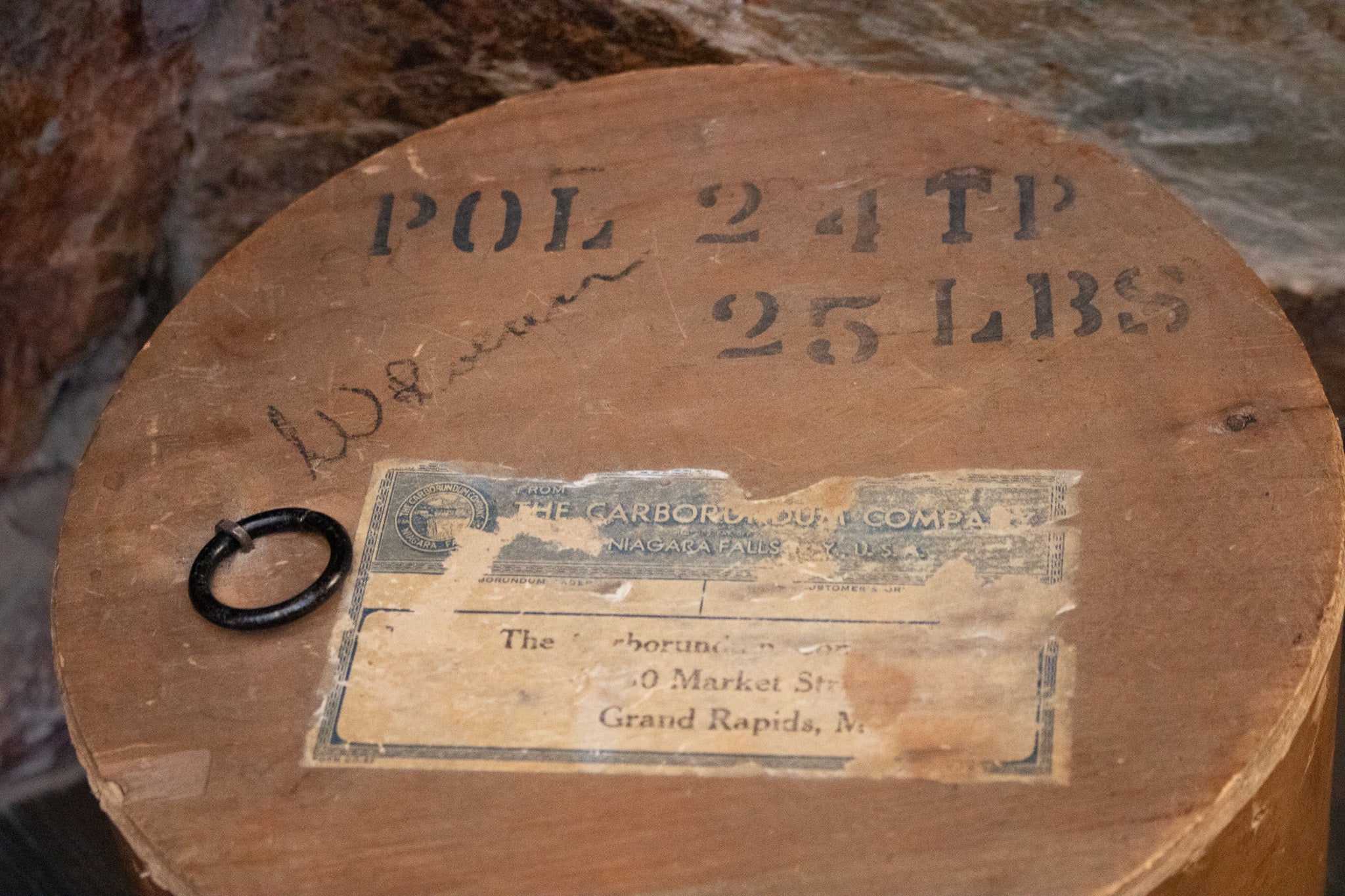 Vintage Sugar Box with Original Packing Label Stamp