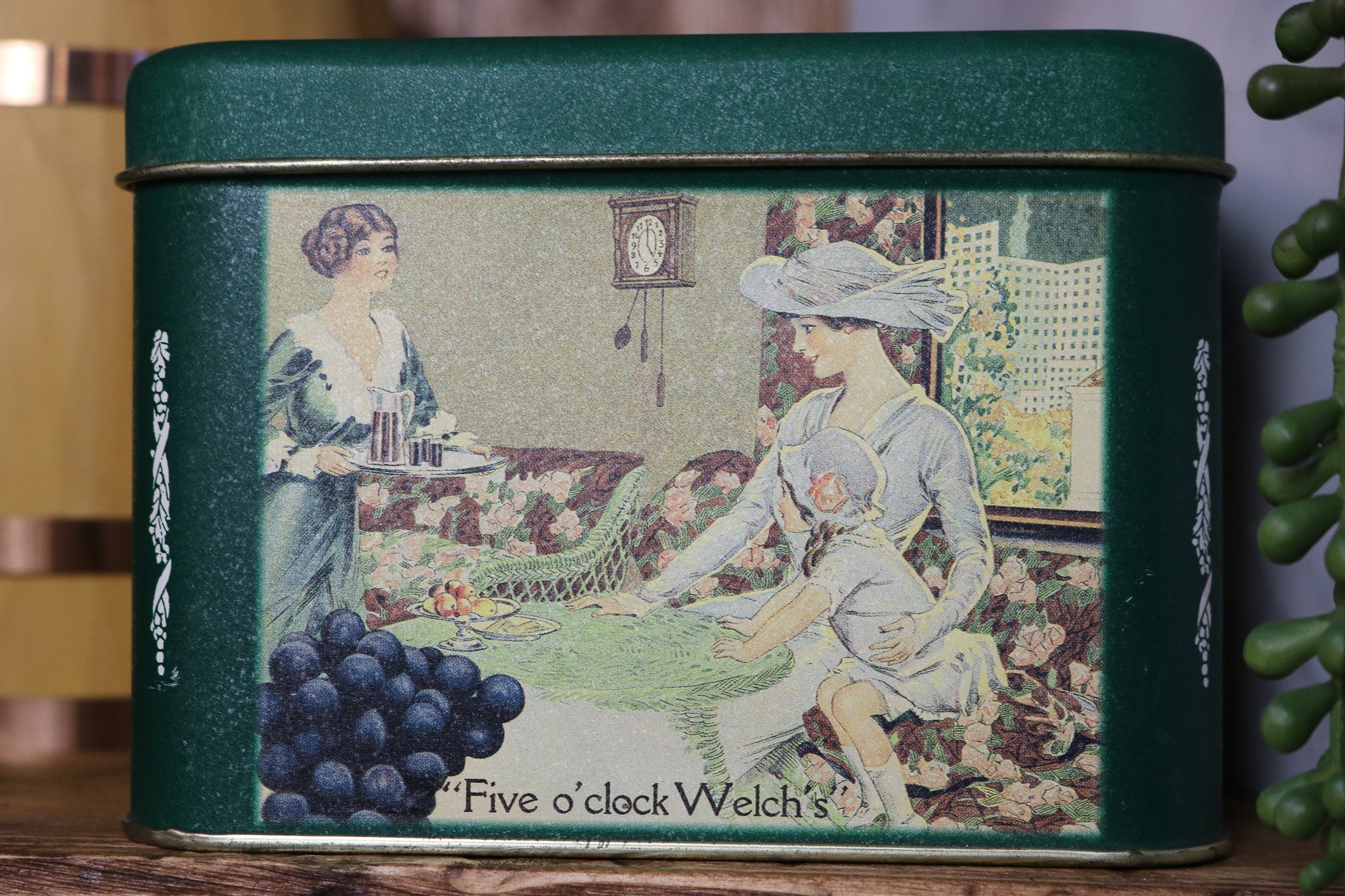 Welch's Antique National Drink Magazine Tin