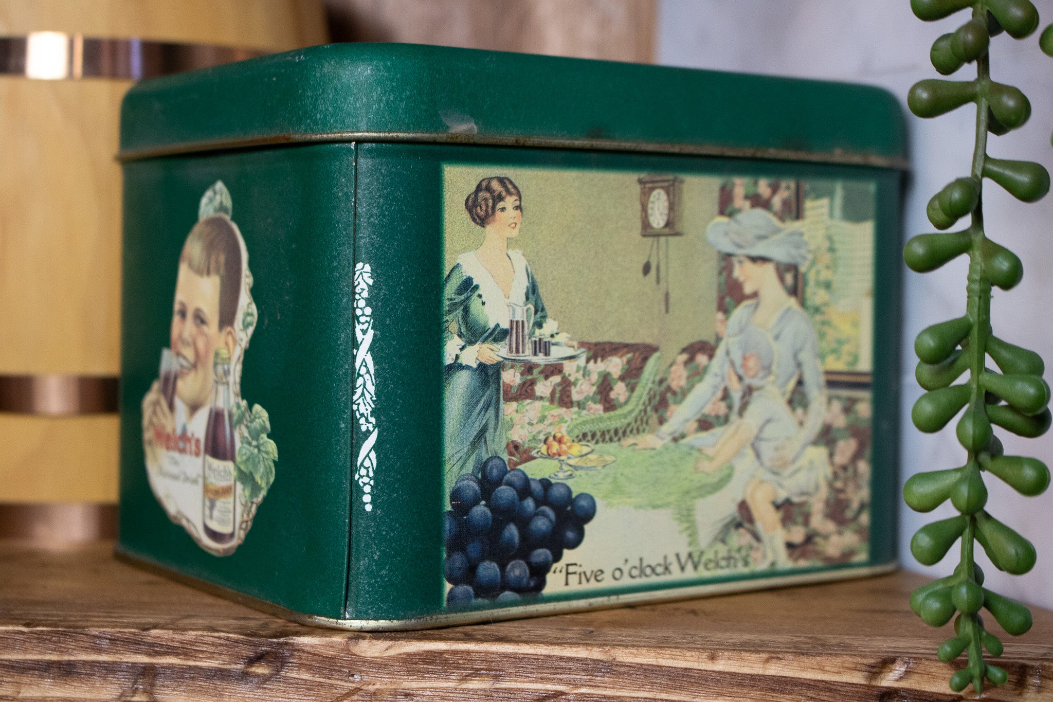 Welch's Antique National Drink Magazine Tin