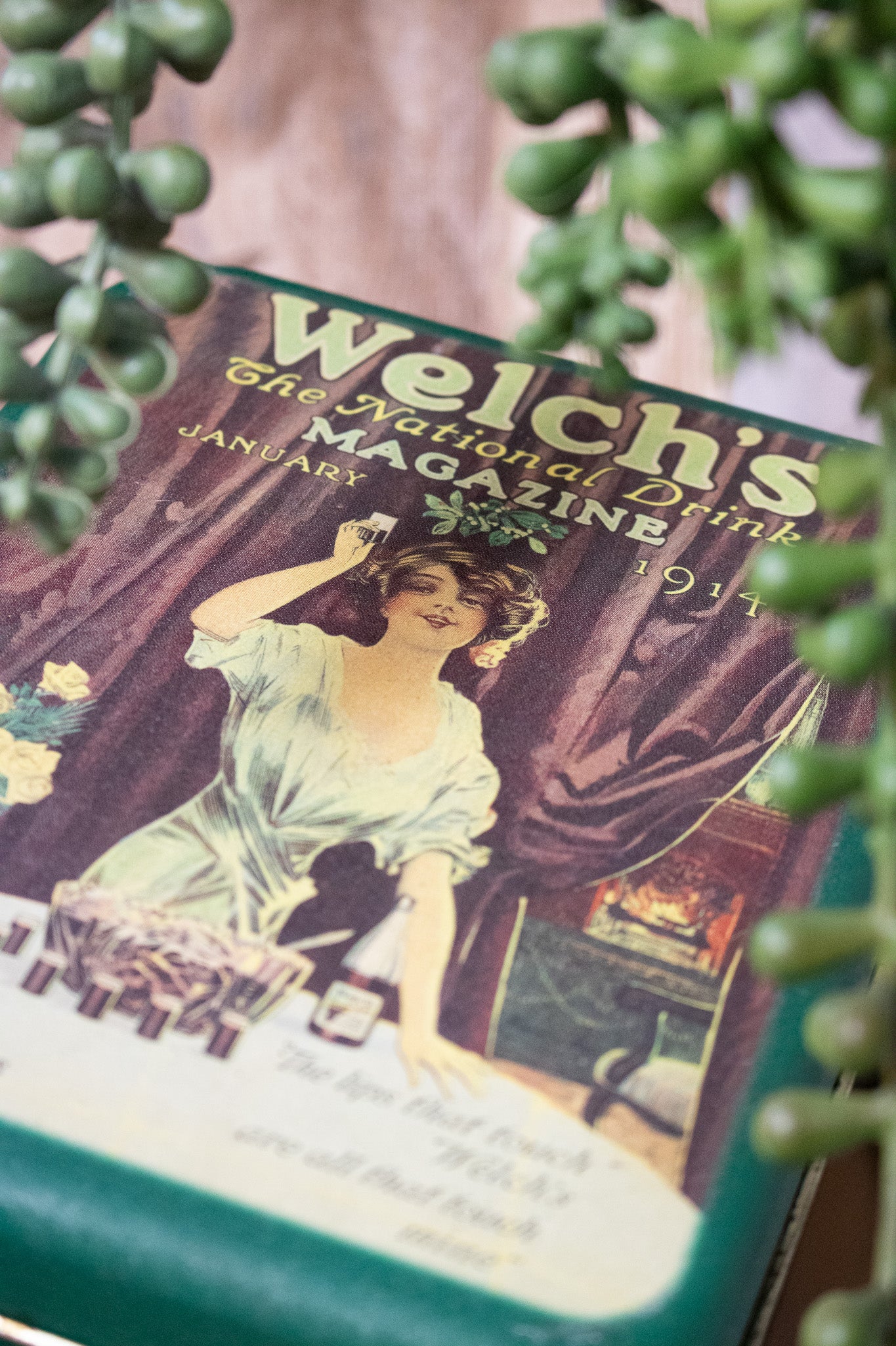 Welch's Antique National Drink Magazine Tin