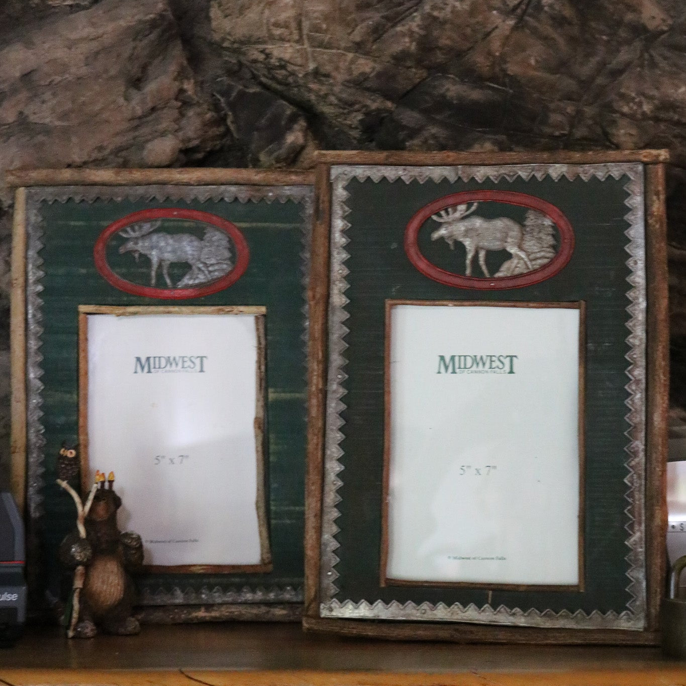 Midwest of Cannon Falls Wooden 5"x7" Moose Picture Frame
