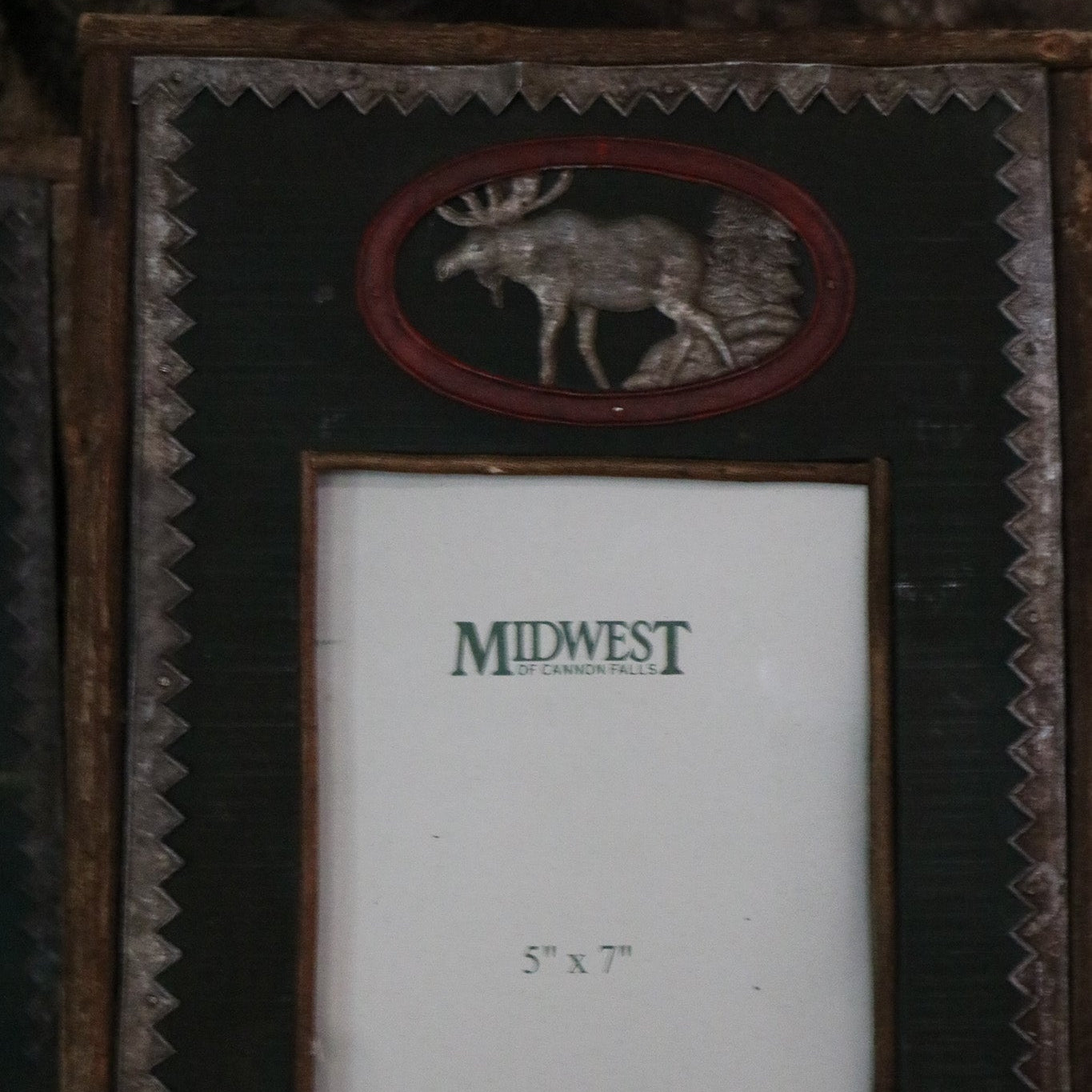 Midwest of Cannon Falls Wooden 5"x7" Moose Picture Frame