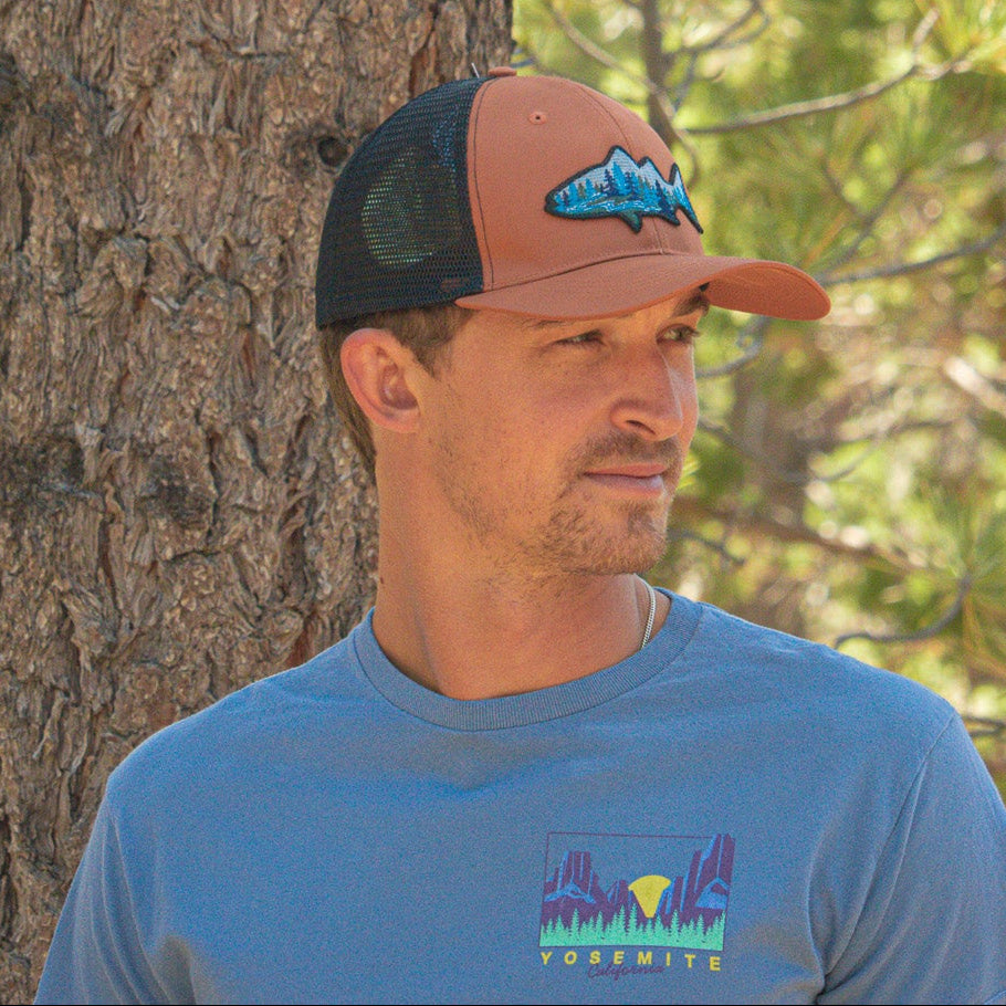 Telluride Clothing Company Burnt Orange Trucker Hat