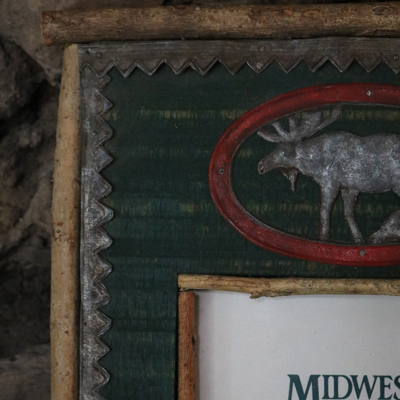 Midwest of Cannon Falls Wooden 5"x7" Moose Picture Frame