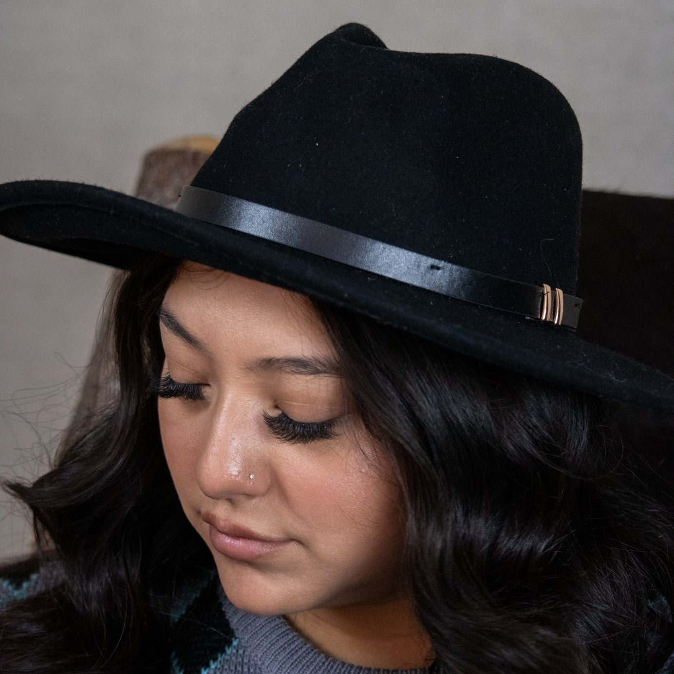 House Of Harlow 100% Wool Cowboy Hat