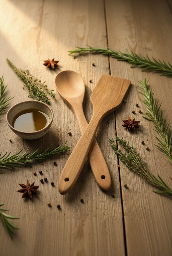 Acacia Tools - Wooden Turner and Wooden Spoon