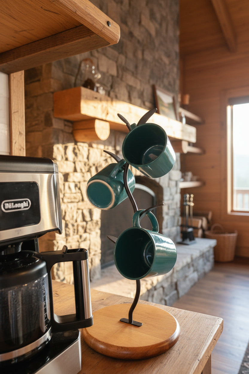 ALLCENER Mug Holder Stand – Stylish Coffee & Tea Cup Storage Rack for Countertop