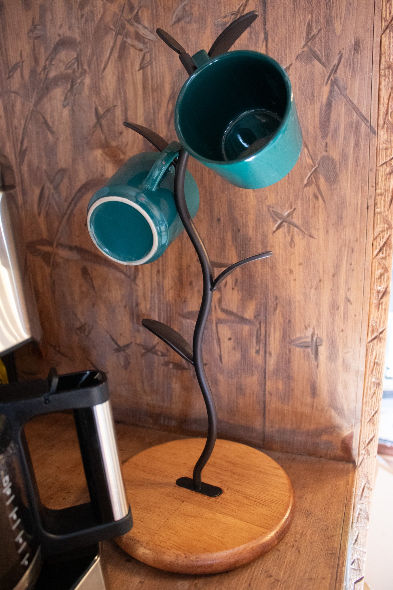 ALLCENER Mug Holder Stand – Stylish Coffee & Tea Cup Storage Rack for Countertop
