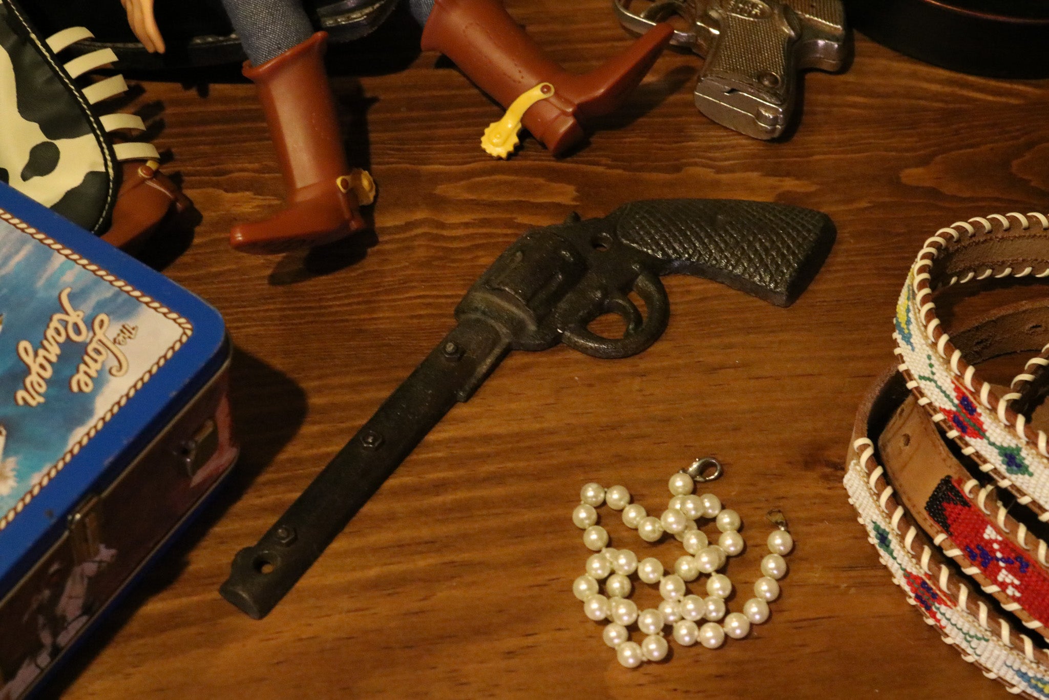 Die Cast Metal Western Display Pistol Gun