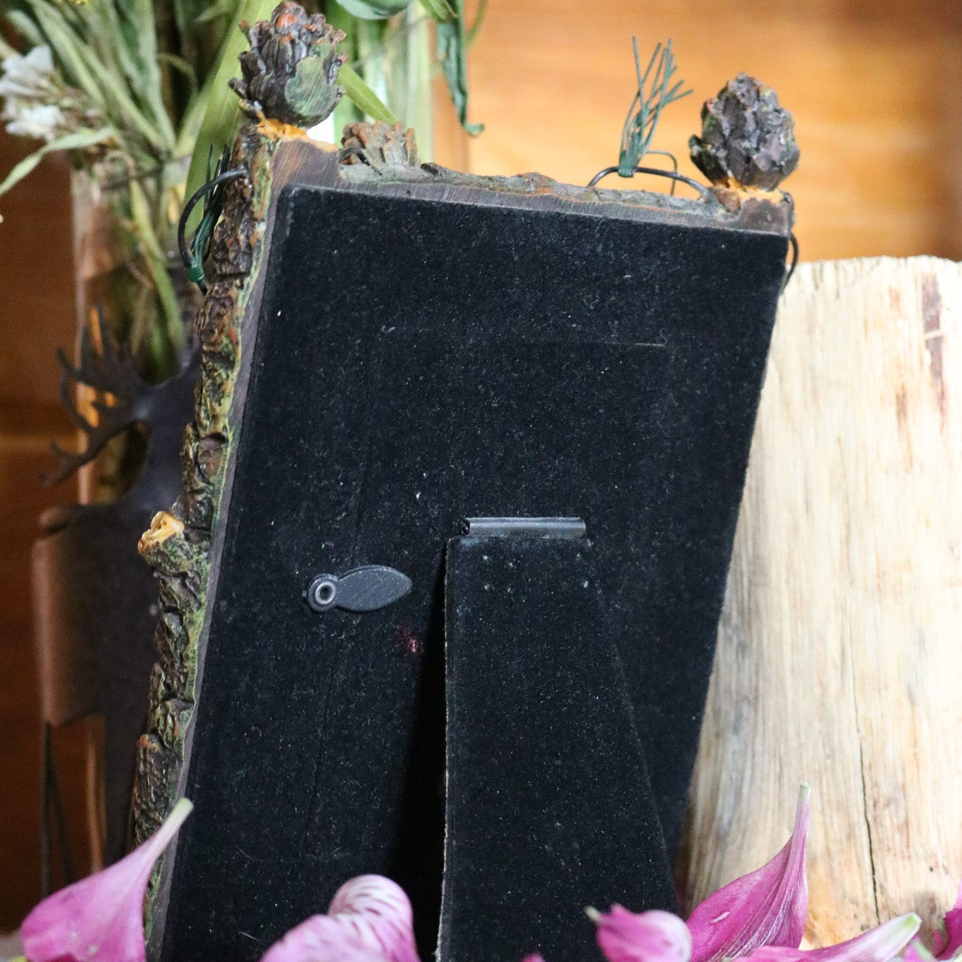 The Unique Collection 3D Resin 4" x 6" Picture Frame
